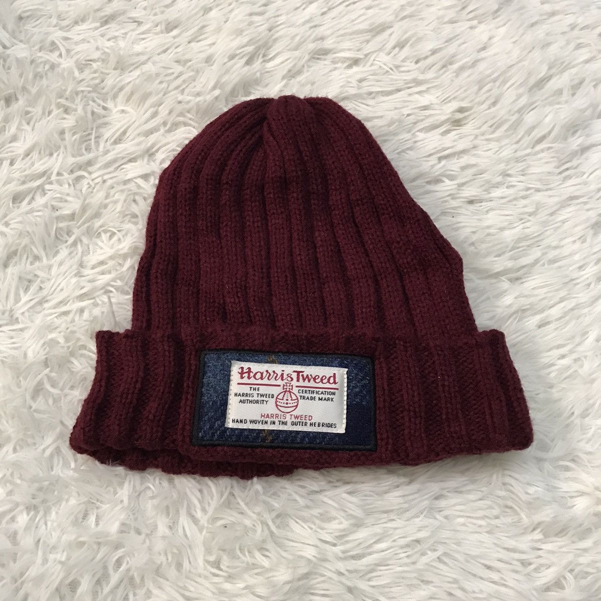 Harris Tweed Harris Tweed Beanie Hat Cap Snow Cap Plain Size ONE SIZE - 4 Thumbnail