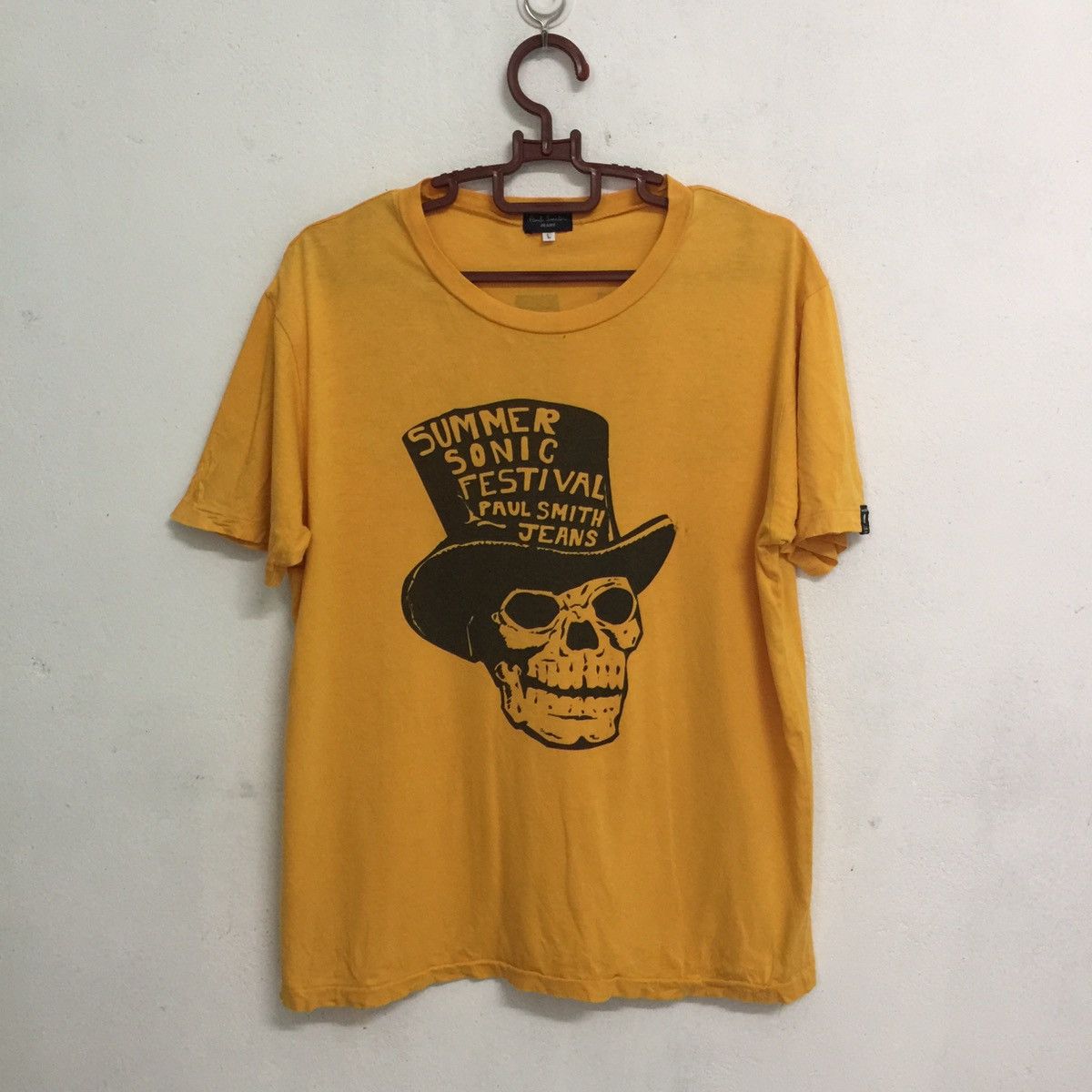Rare skull design paul smith jeans tshirt