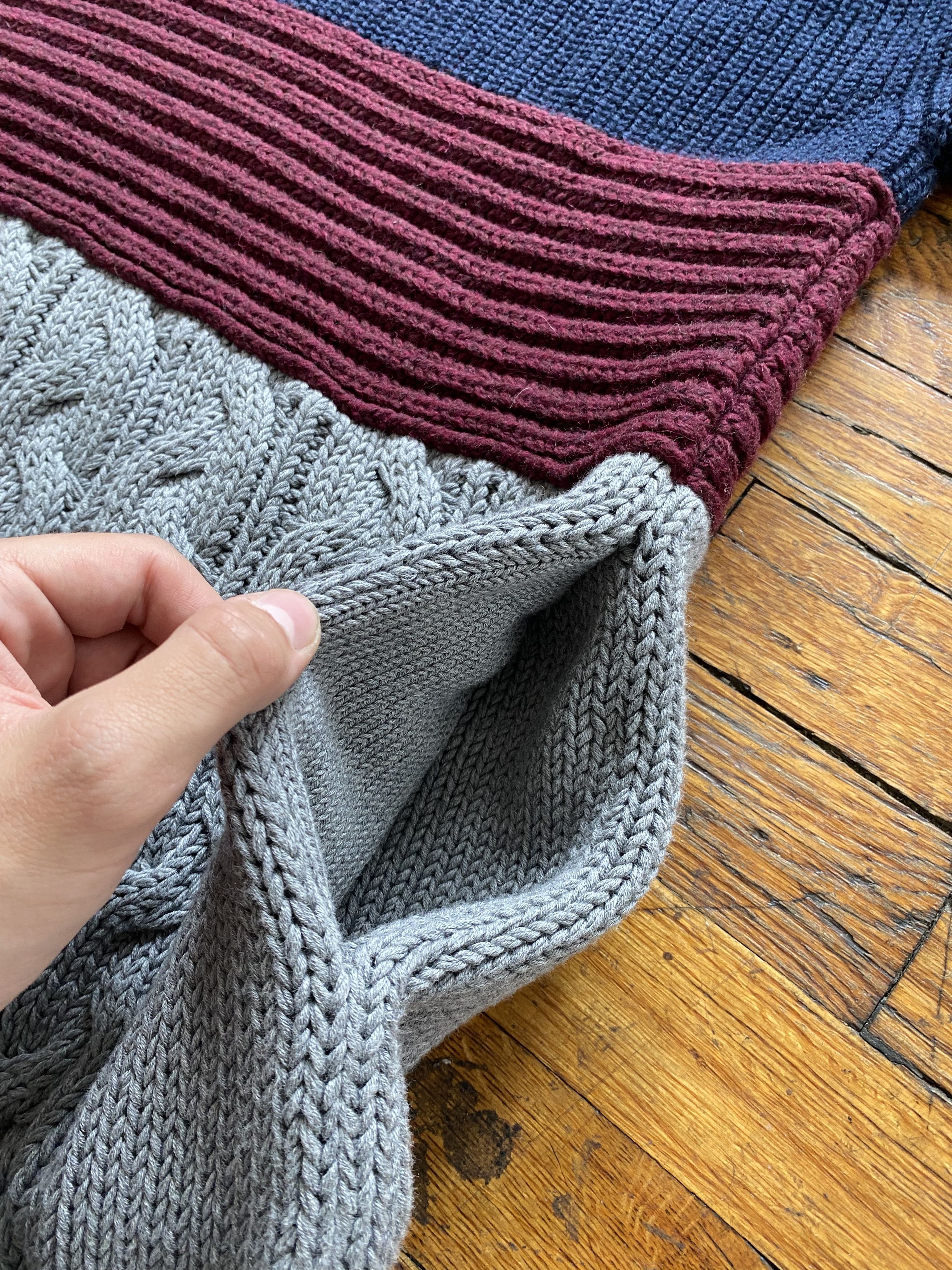 Balenciaga AW19 Triple Layer Distressed Sweater