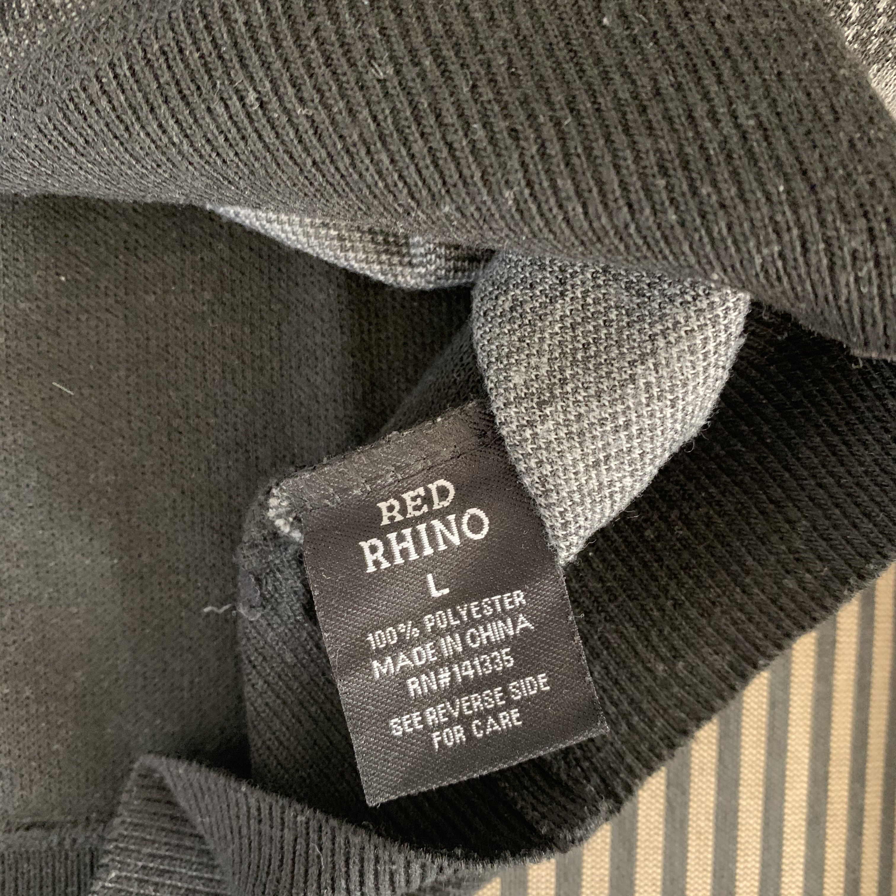 Other Black/Gray Check Argyle 1/4 Zip Sweater L Red Rhino Pull Size US L / EU 52-54 / 3 - 3 Thumbnail