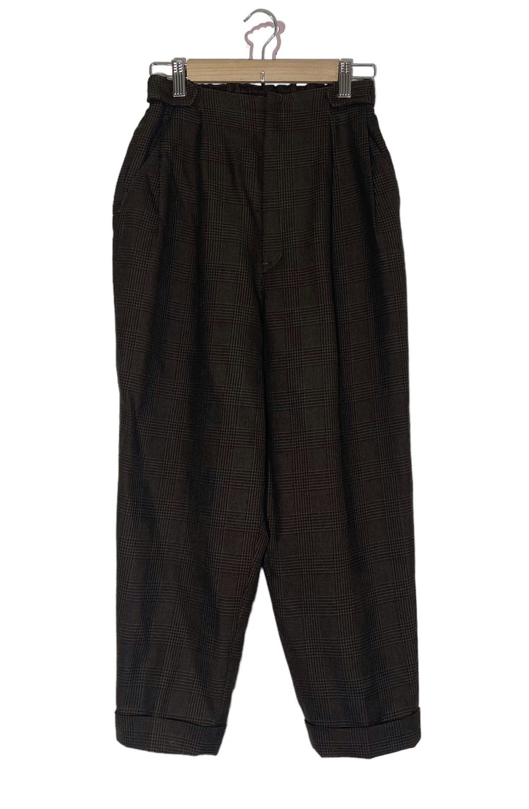 Issey Miyake Vintage ISSEY MIYAKE Checkered Pants High Waist Size 25" / US 0 / IT 36 - 1 Thumbnail