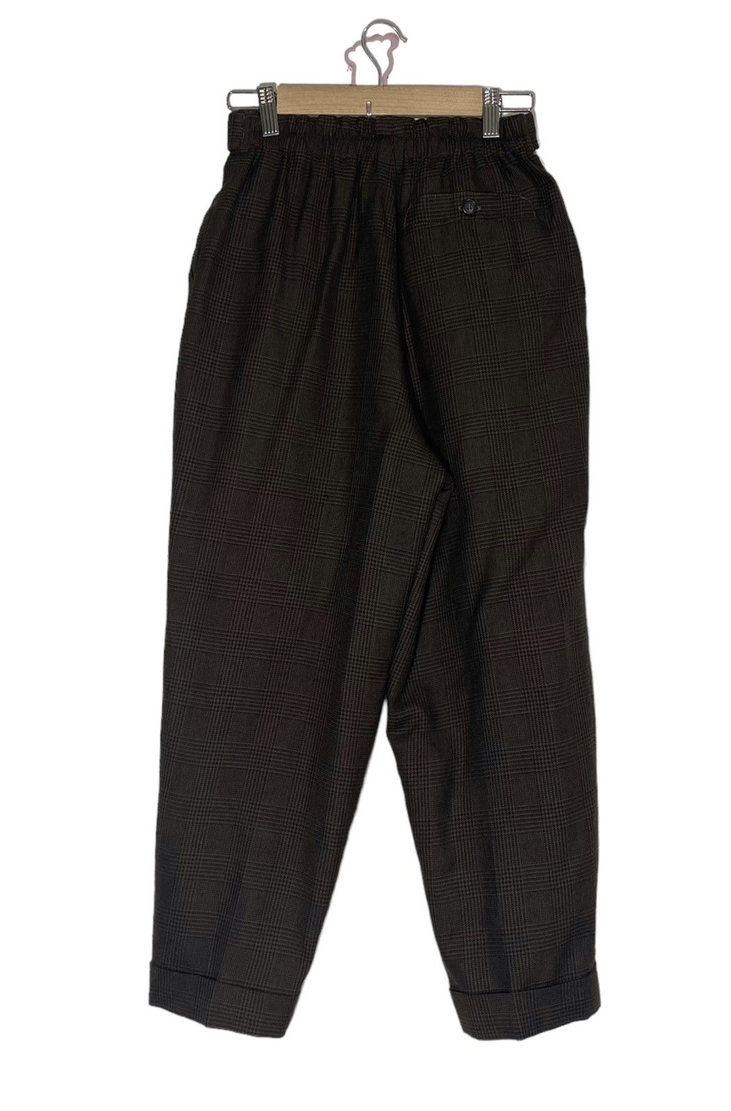 Issey Miyake Vintage ISSEY MIYAKE Checkered Pants High Waist Size 25" / US 0 / IT 36 - 4 Thumbnail