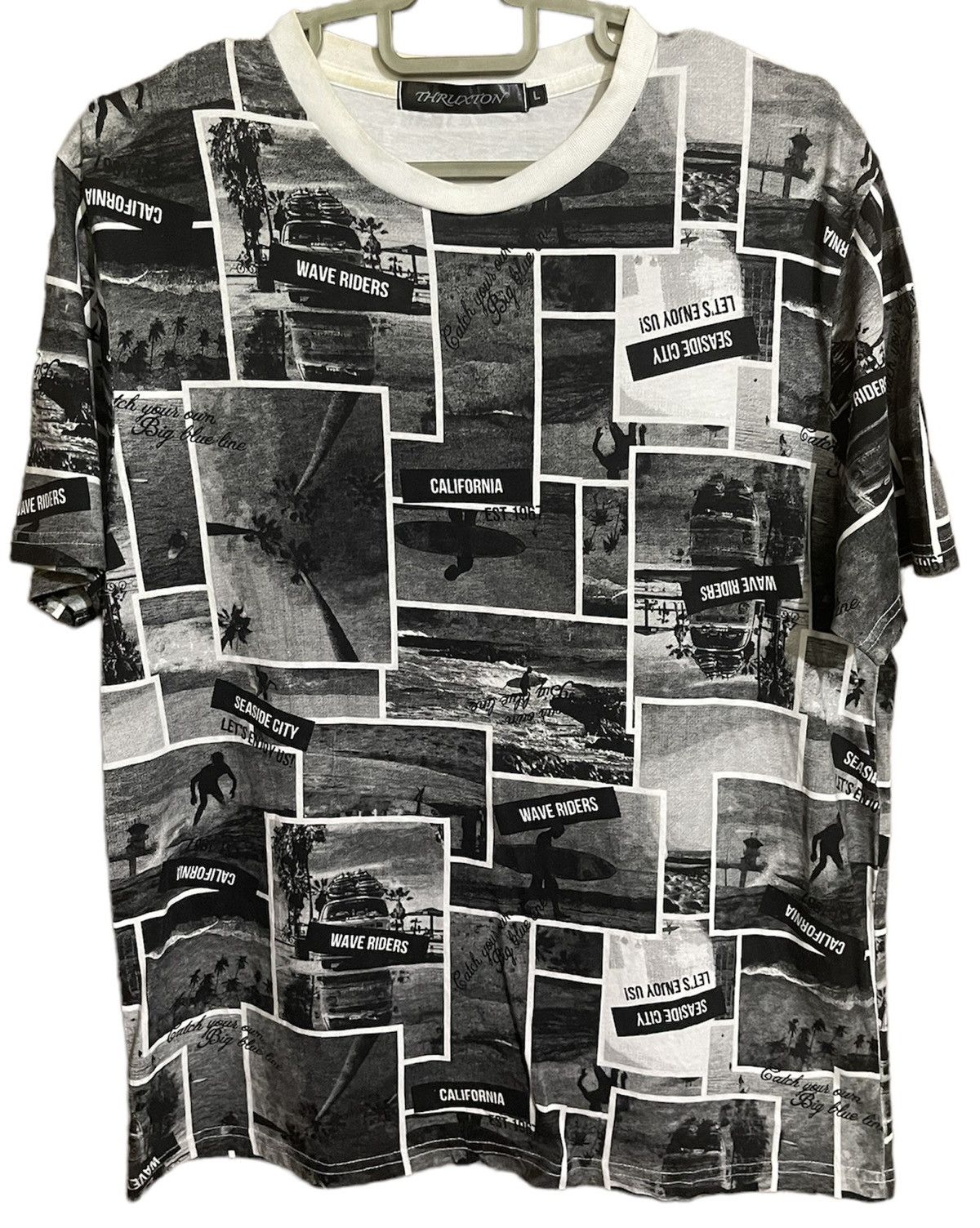Japanese Brand THRUXTON FULL PRINT TEE SHIRT JAPAN Size US L / EU 52-54 / 3 - 1 Thumbnail