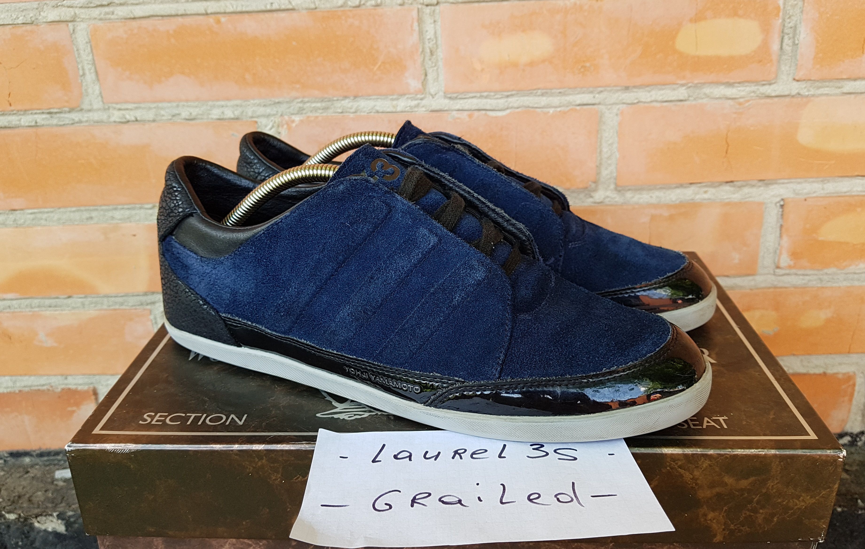 Adidas Adidas x Yohji Yamamoto Y-3 Honja Low Top Suede Sneakers Size US 8.5 / EU 41-42 - 2 Thumbnail