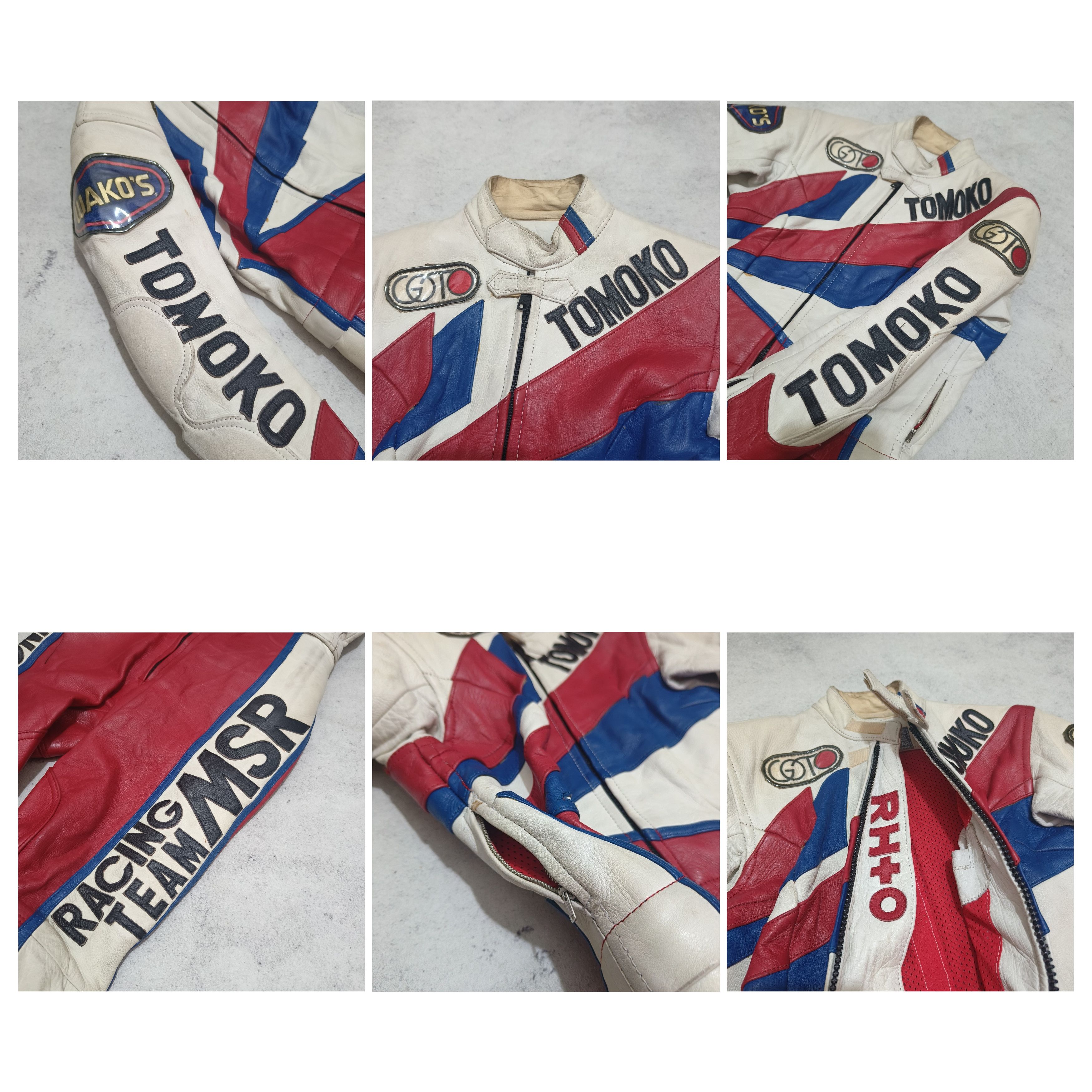 Japanese Brand Vintage Tomoko Igata Motogp 125 Handmade Leather Racing Suit Size US 28 / EU 44 - 6 Thumbnail