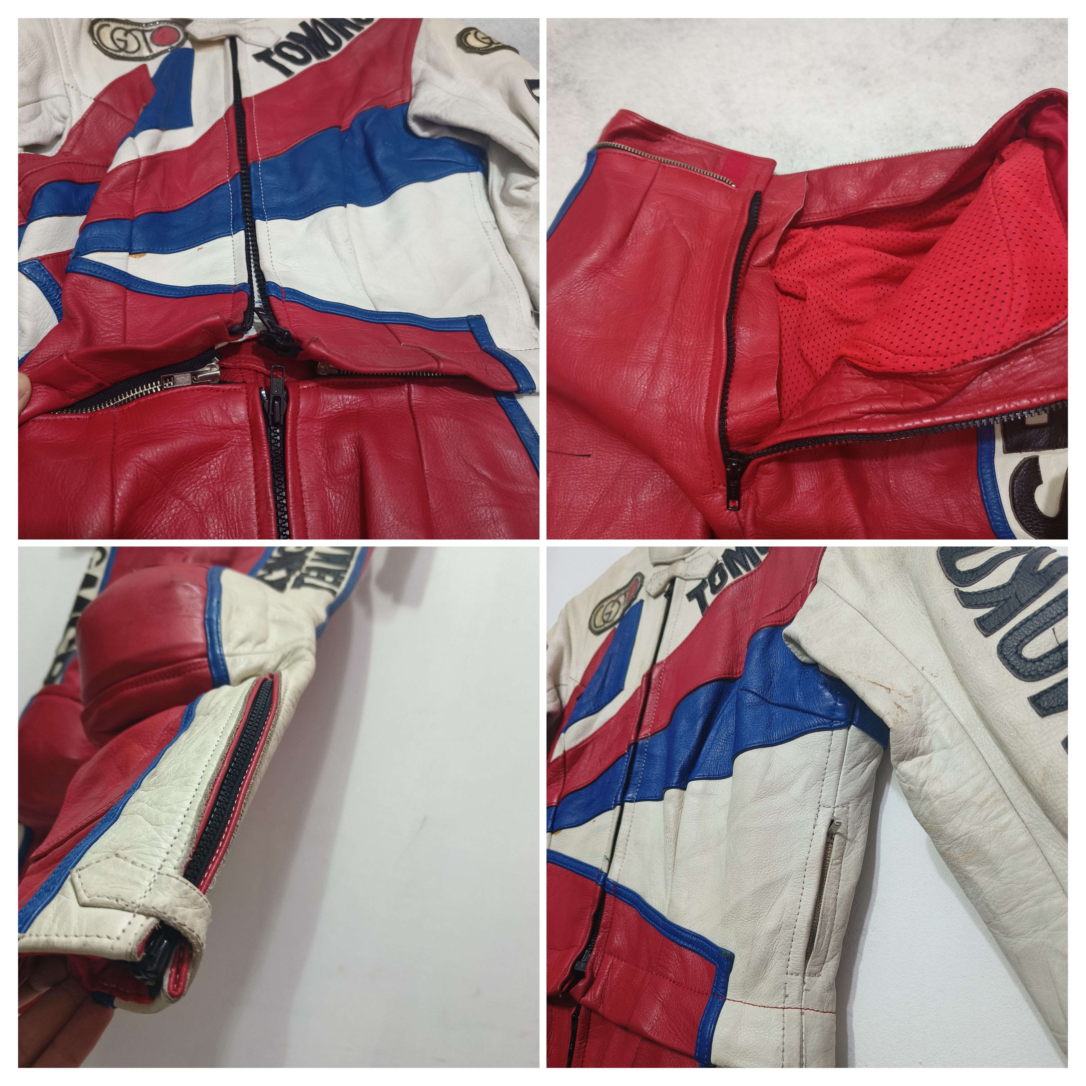 Japanese Brand Vintage Tomoko Igata Motogp 125 Handmade Leather Racing Suit Size US 28 / EU 44 - 7 Thumbnail