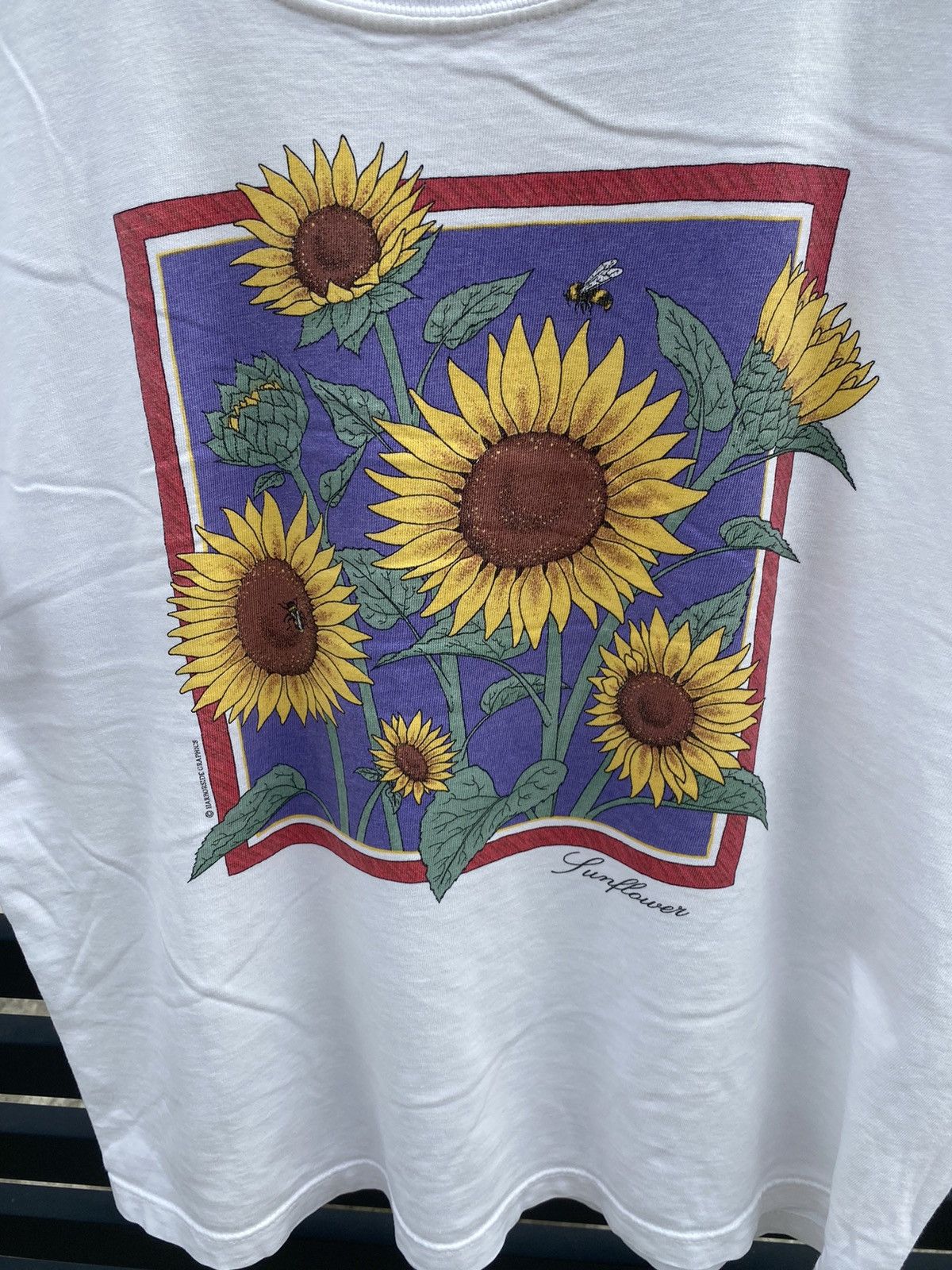 L.L. Bean × Vintage “Sunflower” Bee and Flower Shirt Size US M / EU 48-50 / 2 - 2 Thumbnail