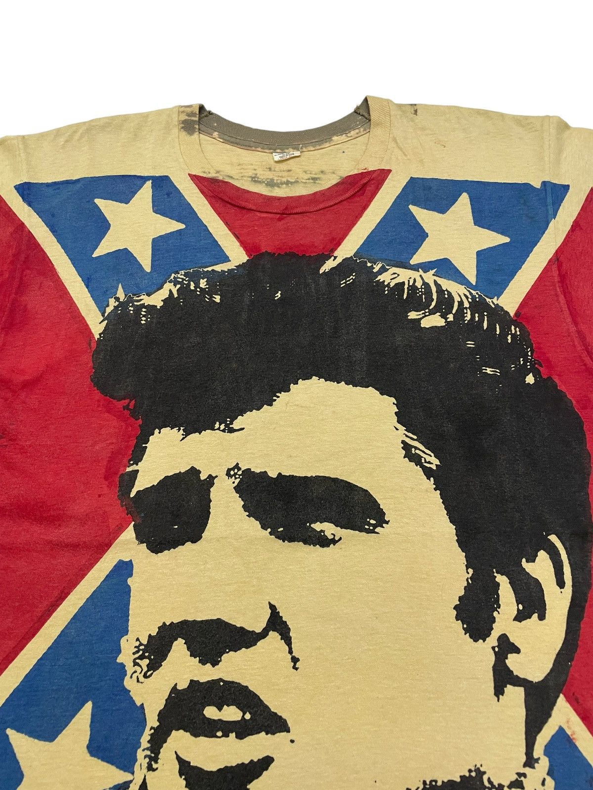 Band Tees VeryRare Vintage 80/90s Elvis Presley Mosquitohead Tees Size US L / EU 52-54 / 3 - 2 Thumbnail