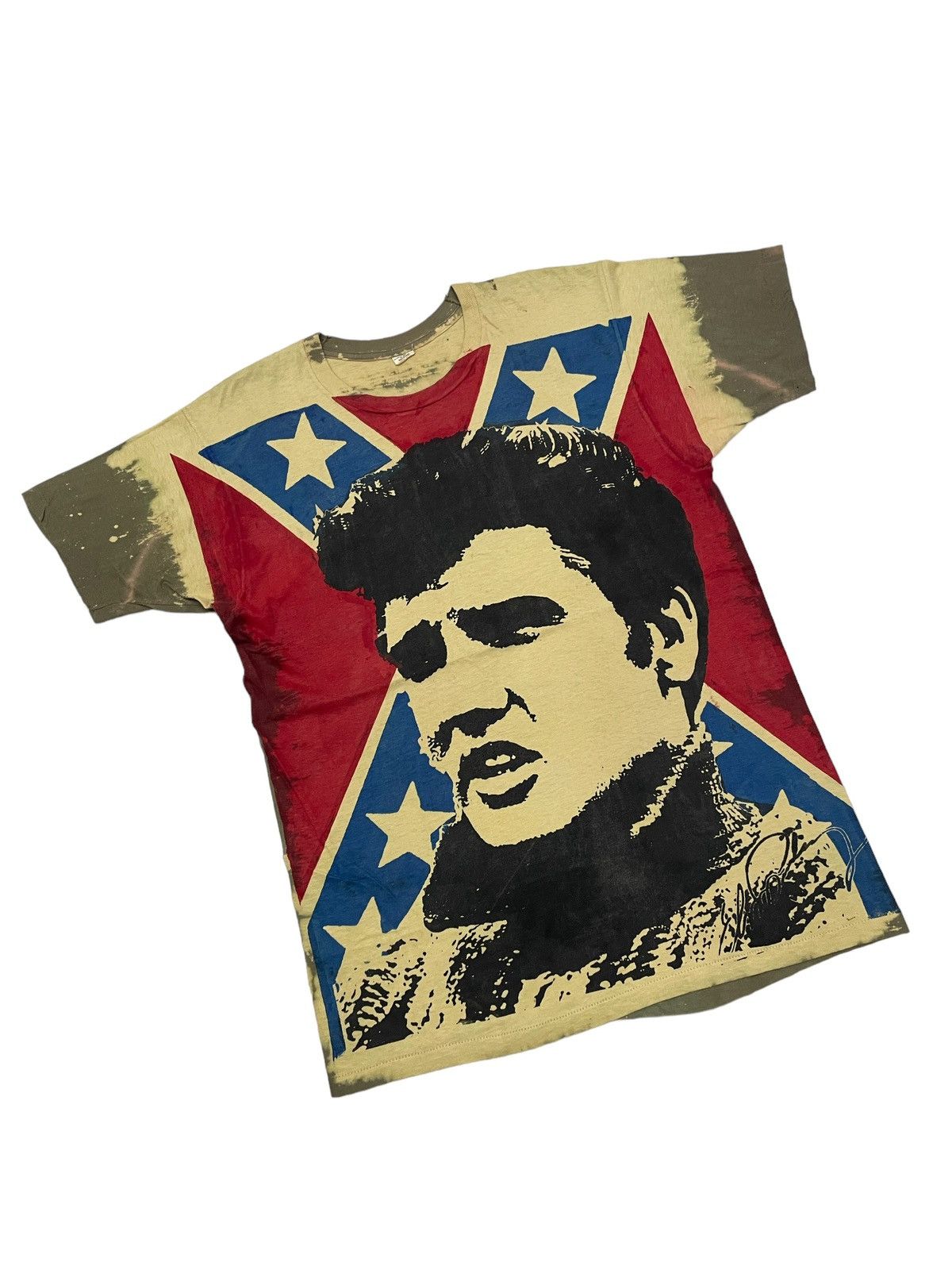 Band Tees VeryRare Vintage 80/90s Elvis Presley Mosquitohead Tees Size US L / EU 52-54 / 3 - 10 Thumbnail