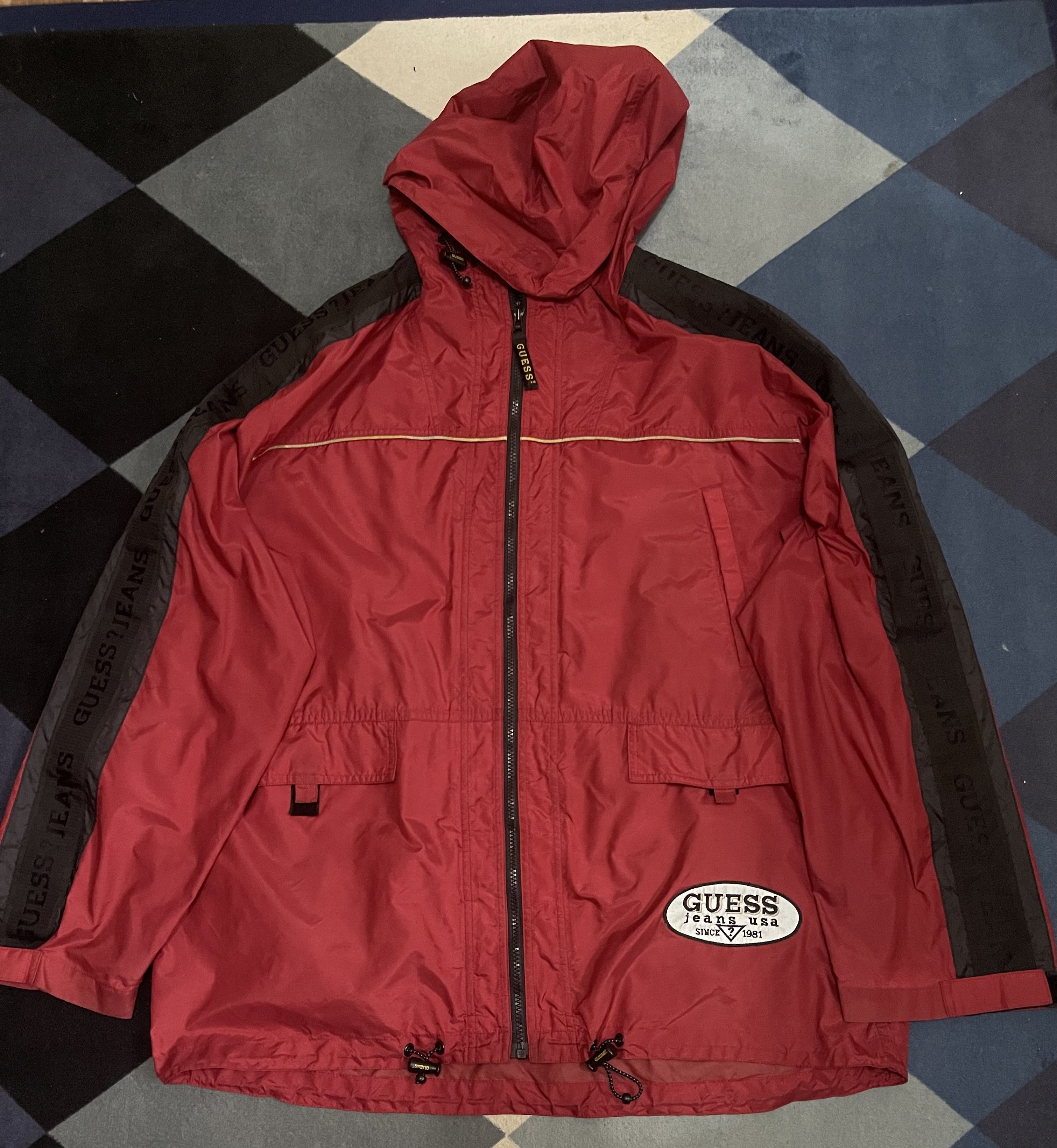 Guess VINTAGE GUESS 90s JACKET NYLON Size US L / EU 52-54 / 3 - 1 Thumbnail