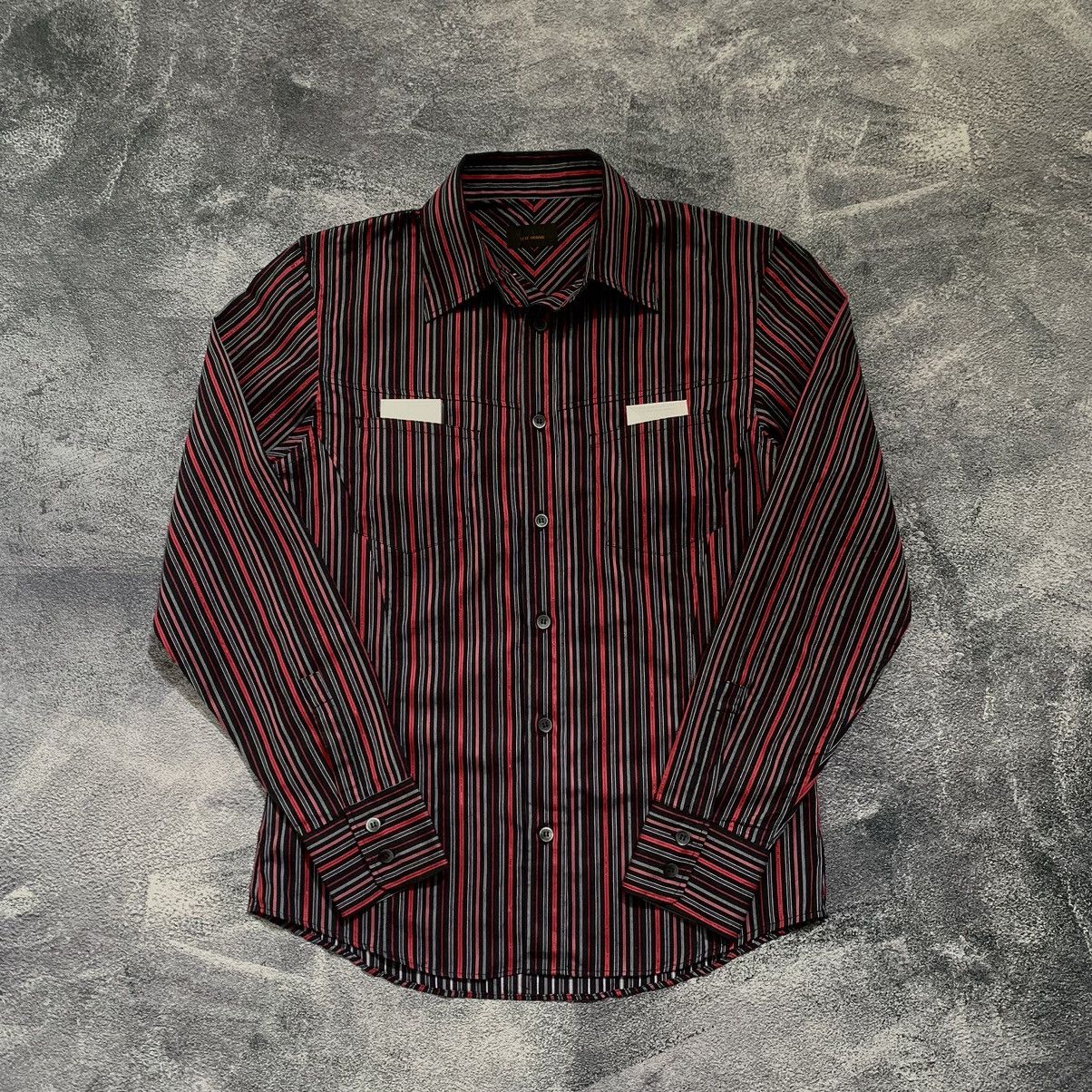 Issey Miyake × Pleats Please Issey Miyake × Tete Homme LAST DROP🔥TETE HOMME Stripes long sleeve shirt Size US L / EU 52-54 / 3 - 1 Thumbnail