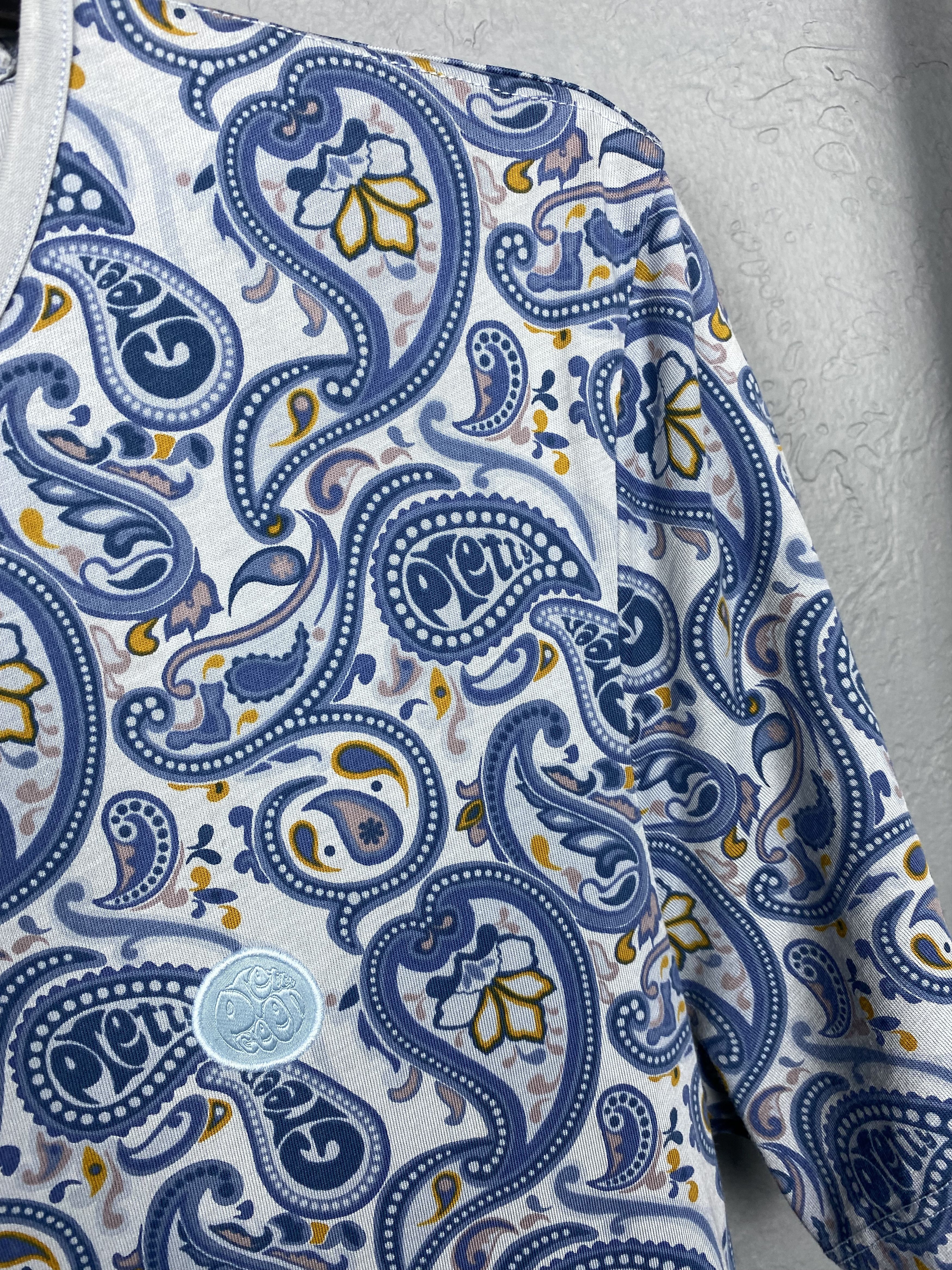 Pretty Green Pretty Green Vintage Mens Paisley Patterned T-Shirt Tee Size US L / EU 52-54 / 3 - 3 Thumbnail