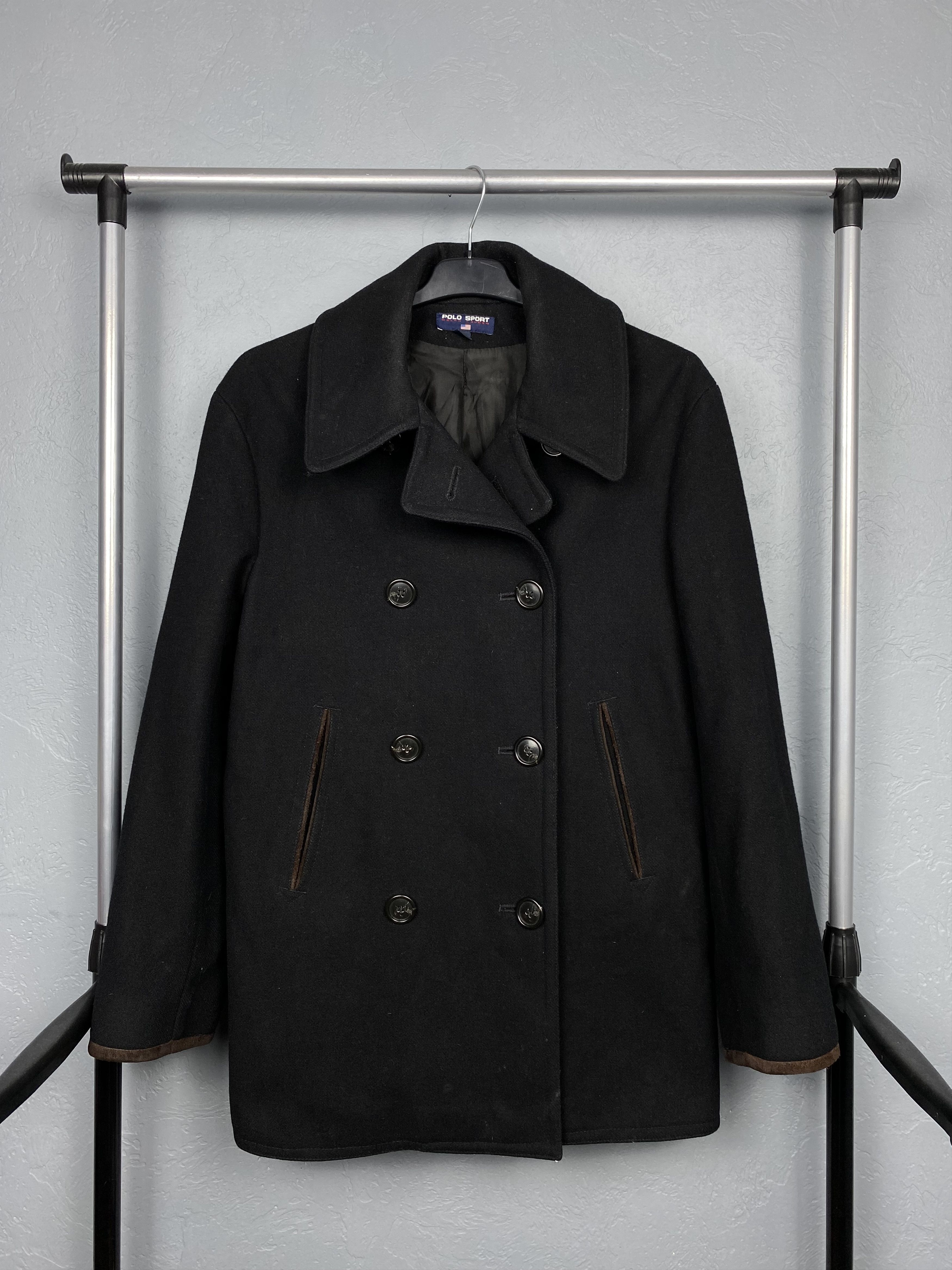Polo Ralph Lauren Polo Sport Ralph Lauren Wool Coat Jacket Double Breasted Size US M / EU 48-50 / 2 - 1 Thumbnail