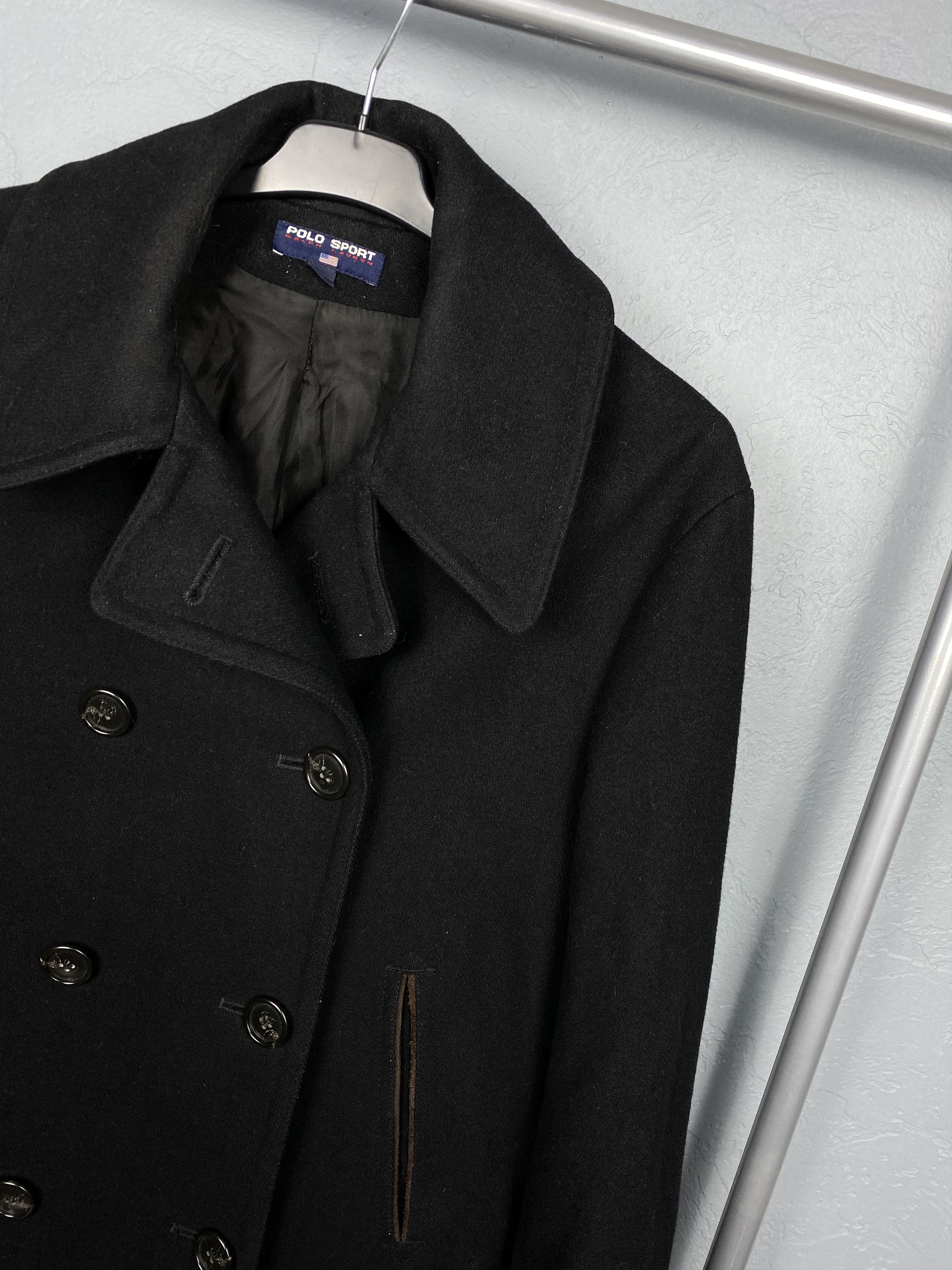 Polo Ralph Lauren Polo Sport Ralph Lauren Wool Coat Jacket Double Breasted Size US M / EU 48-50 / 2 - 2 Thumbnail