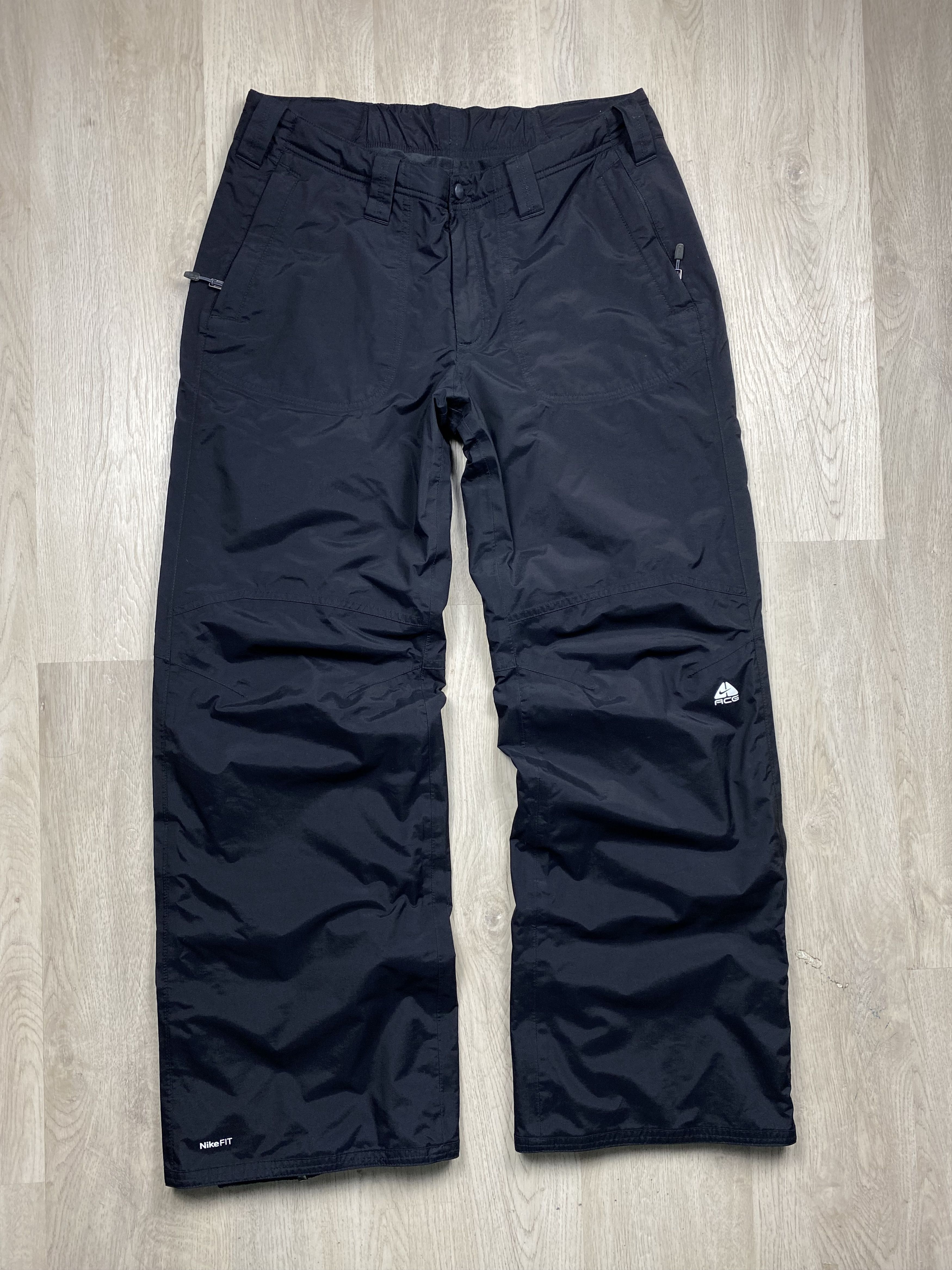 image of Nike Acg Vintage Mens Ski Pants Tnf in Black (Size 36)