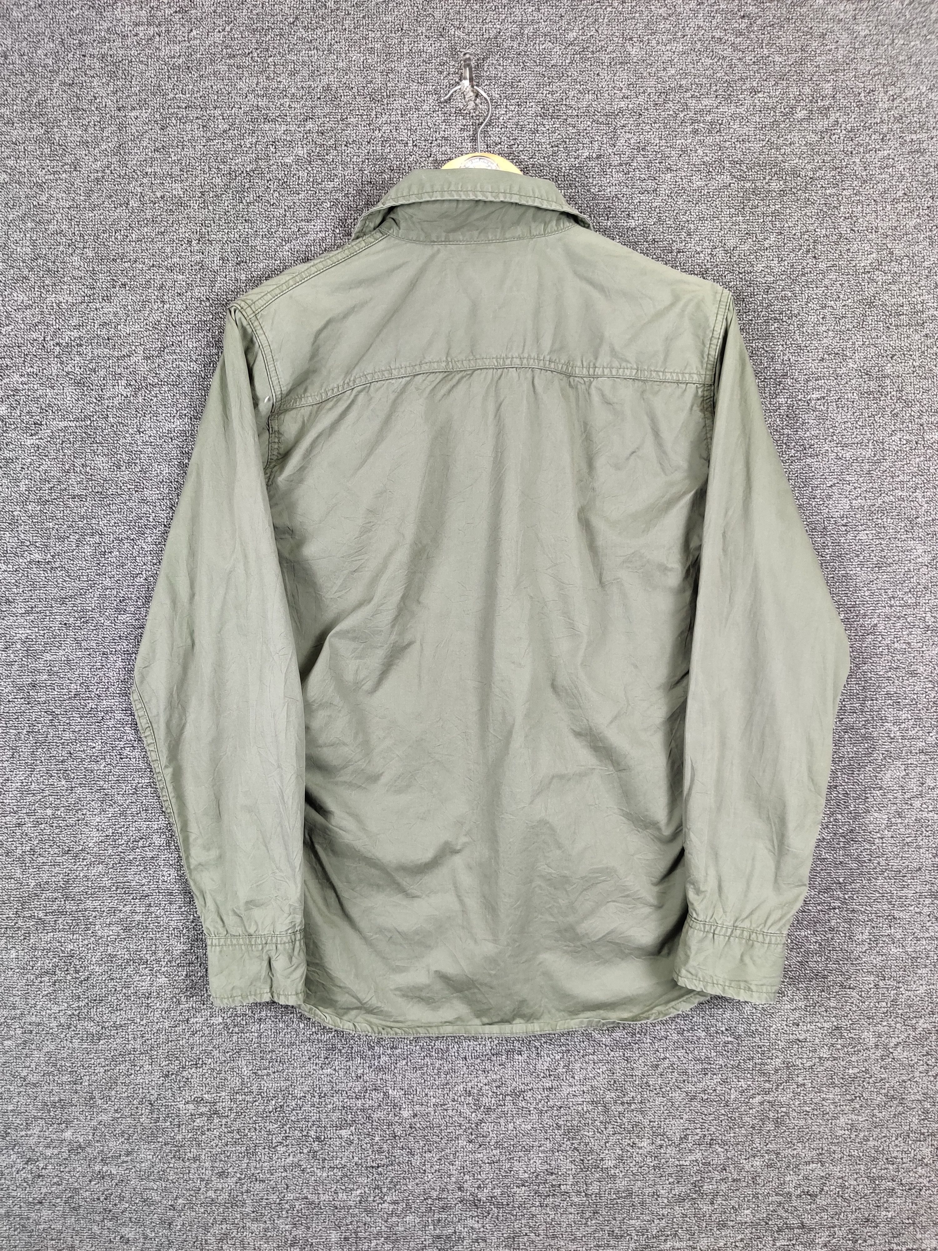 Japanese Brand Vintage Back Number Tactical Pocket Work Shirt Size US M / EU 48-50 / 2 - 5 Thumbnail