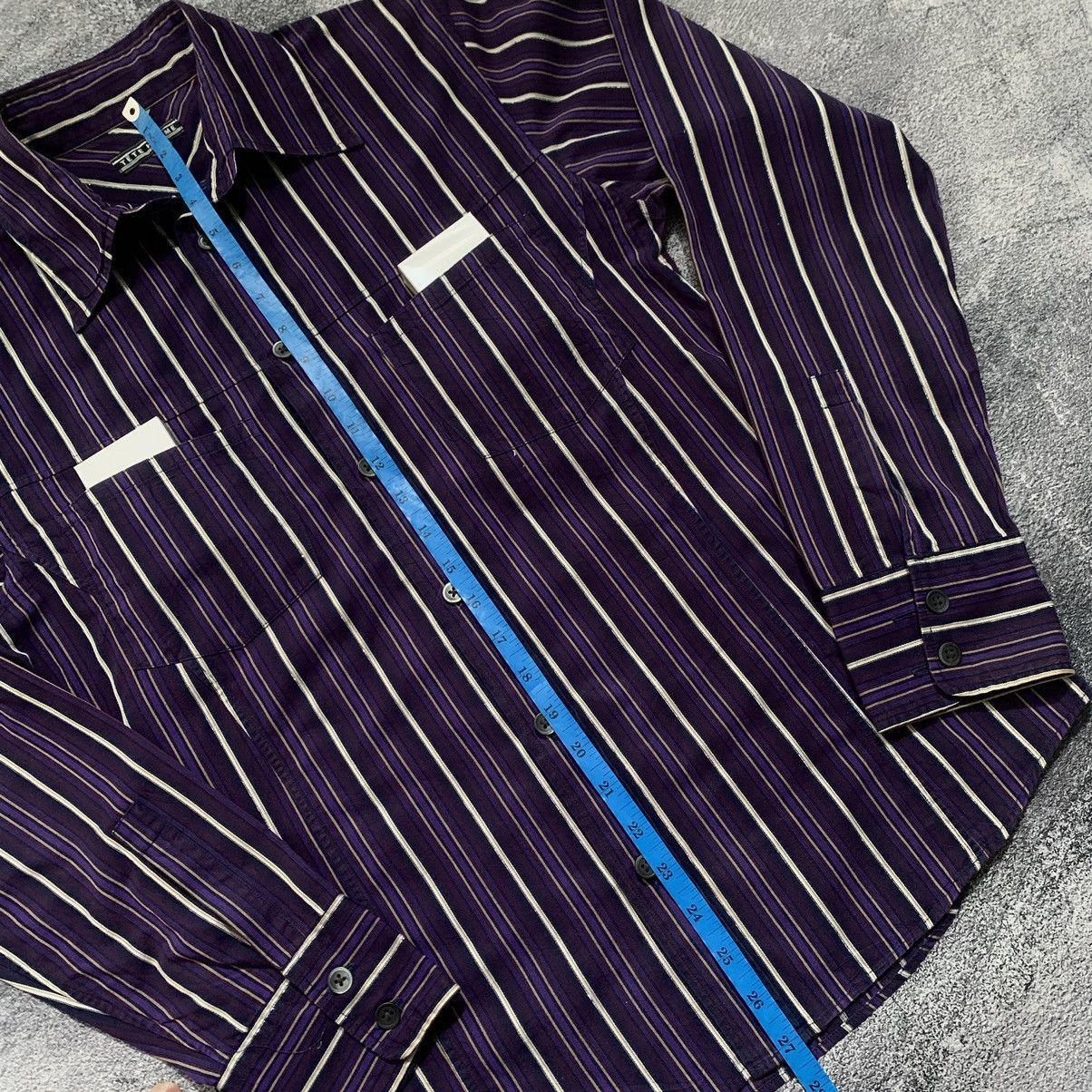 Issey Miyake × Pleats Please Issey Miyake × Tete Homme LAST DROP🔥TETE HOMME Stripes long sleeve shirt Size US L / EU 52-54 / 3 - 8 Thumbnail