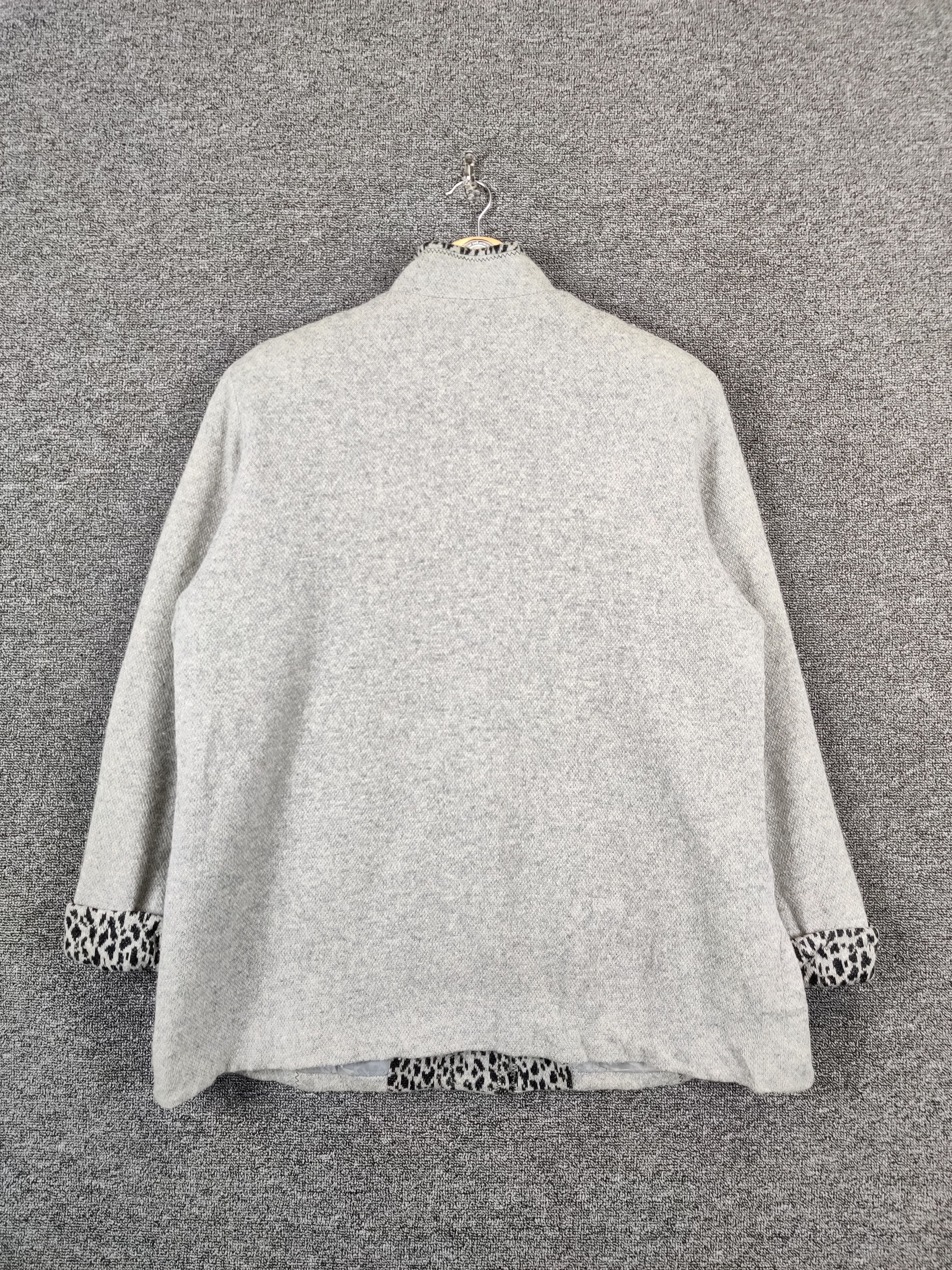 Japanese Brand Japanese Brand Leopard Wool Jacket By Lady's Mode Size US M / EU 48-50 / 2 - 5 Thumbnail