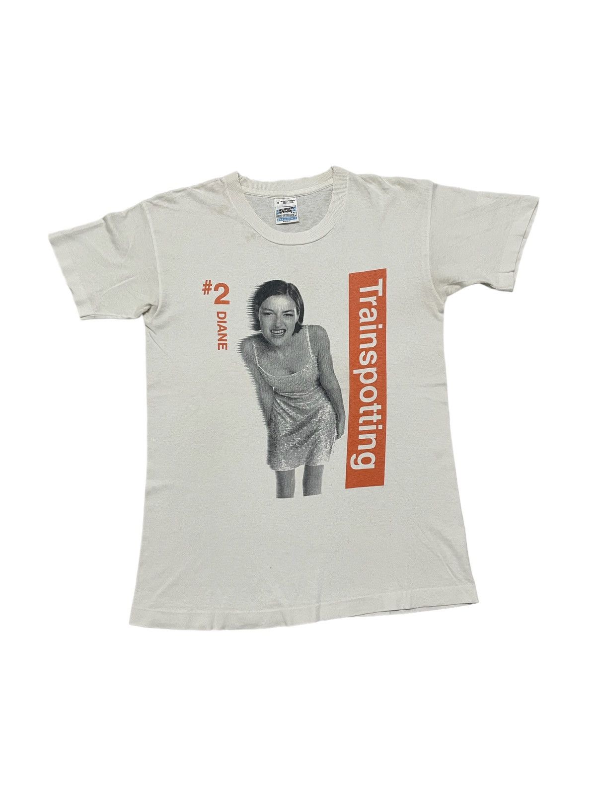 Vintage Original Vintage 90s #2 DIANE Trainspotting Movie T-shirt 