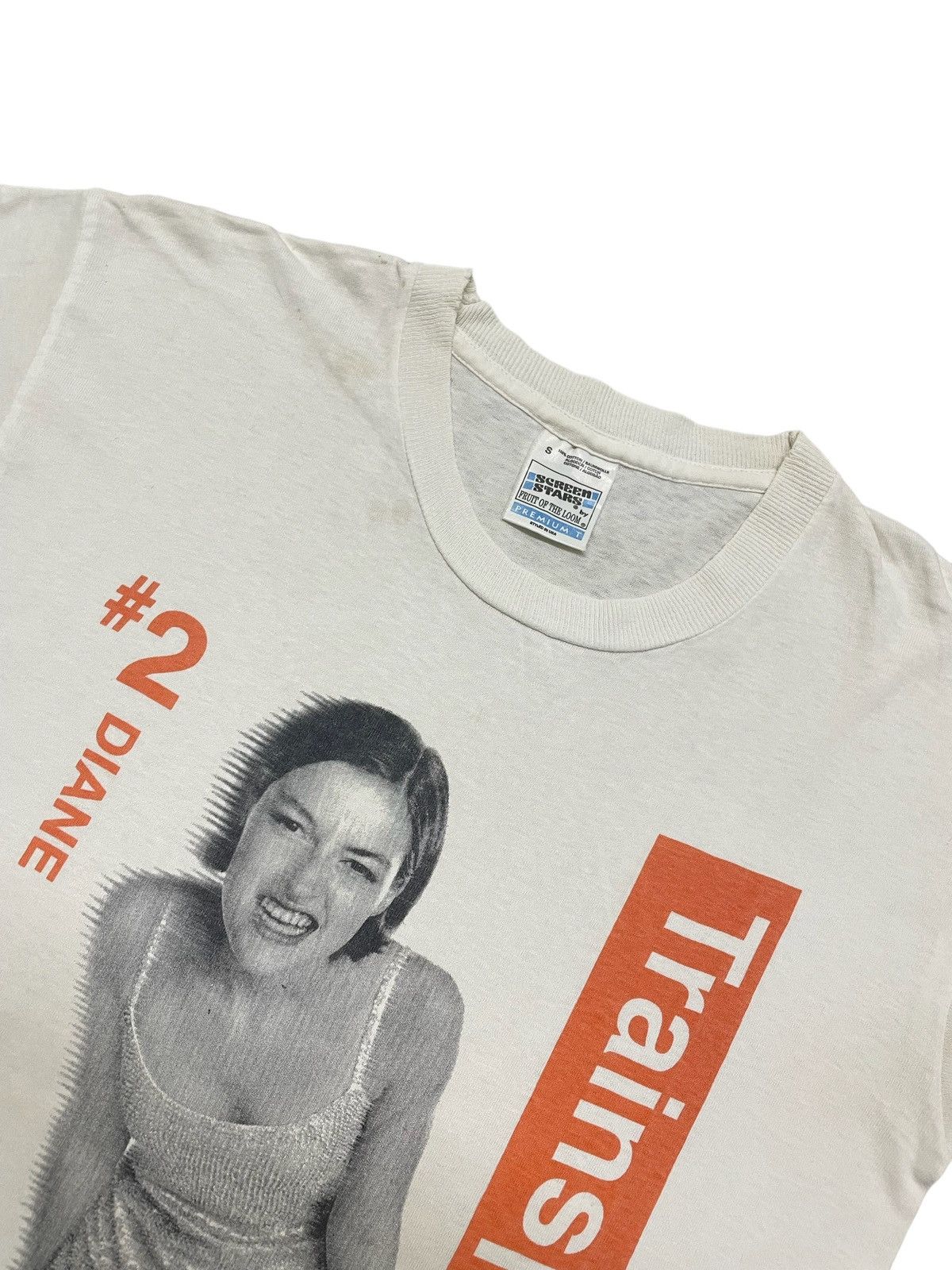 Vintage Original Vintage 90s #2 DIANE Trainspotting Movie T-shirt Size US S / EU 44-46 / 1 - 3 Thumbnail