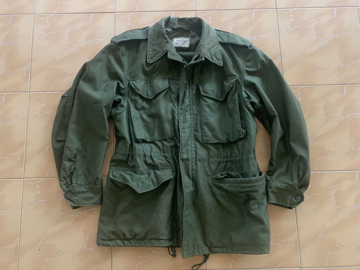 image of Vintage M51 Jacket Us Army in Navy, Men's (Size Small)