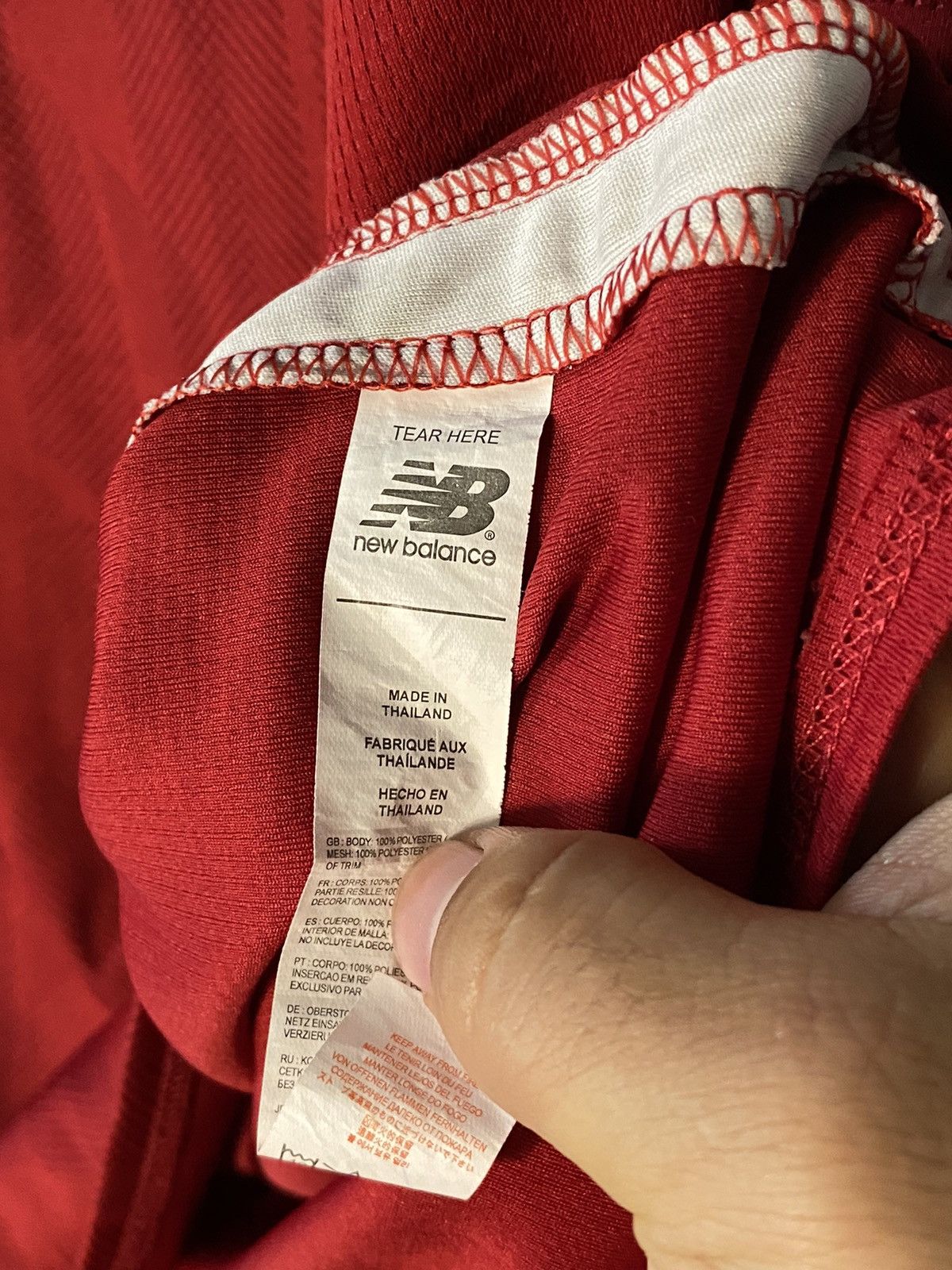 New Balance 2018 Liverpool Home New Balance Soccer Jersey #8 Keita Size US XL / EU 56 / 4 - 5 Thumbnail