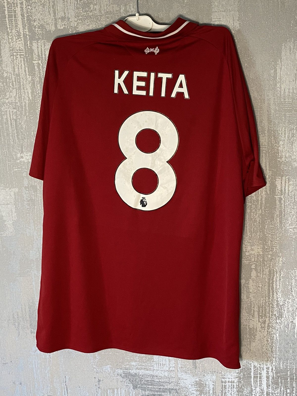 New Balance 2018 Liverpool Home New Balance Soccer Jersey #8 Keita Size US XL / EU 56 / 4 - 2 Thumbnail