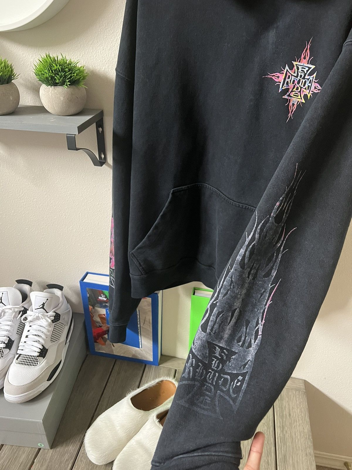 Rhude Rhude Flame Logo Hoodie Size US L / EU 52-54 / 3 - 4 Thumbnail