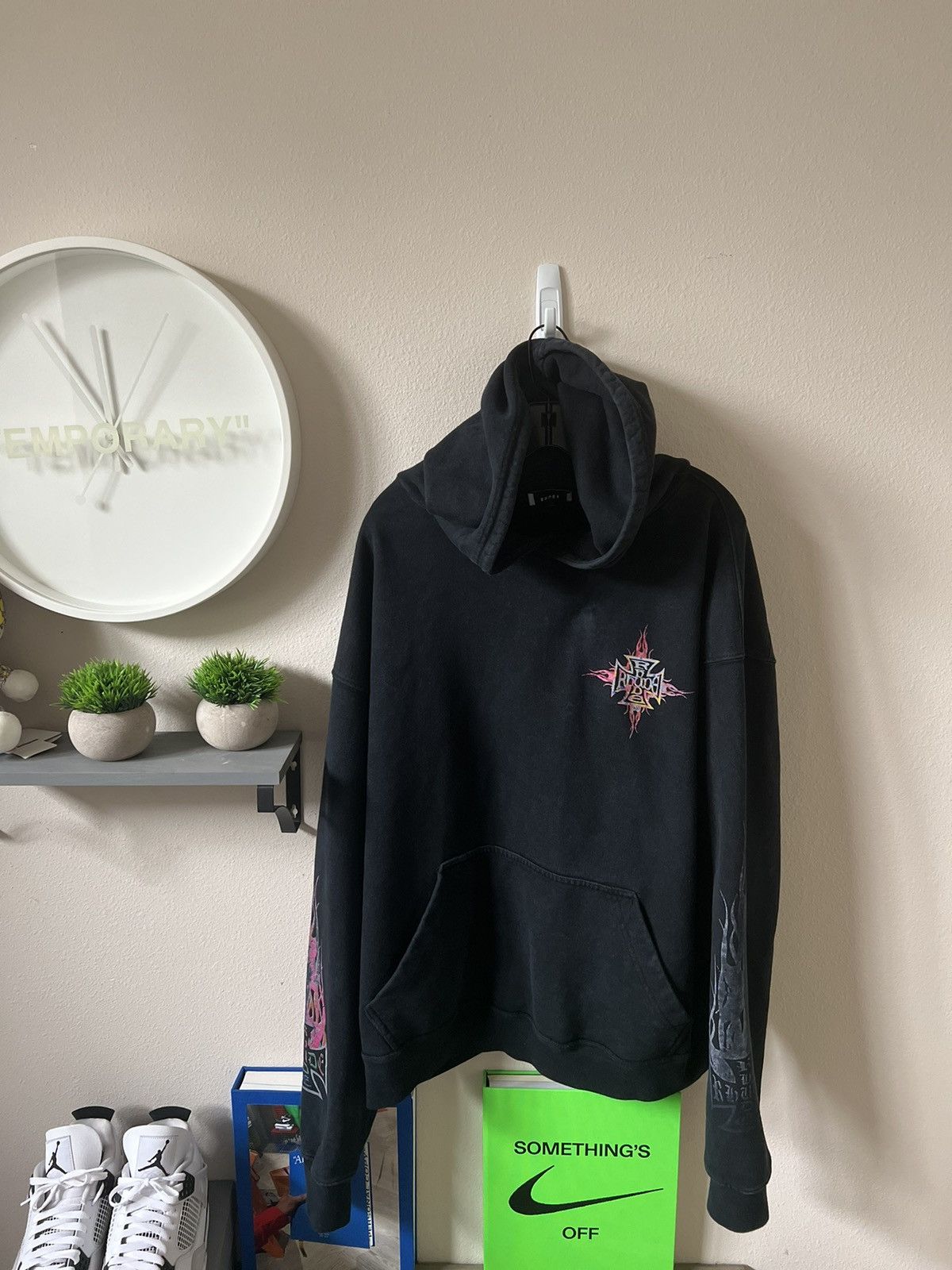 Rhude Rhude Flame Logo Hoodie Size US L / EU 52-54 / 3 - 1 Thumbnail
