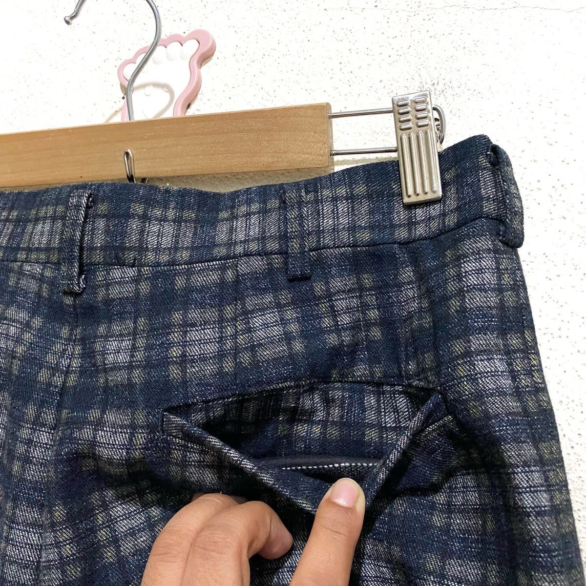 Comme des Garcons Vintage Almost Deadstock AD1997 CDG Wool Checkered Pants Size US 30 / EU 46 - 6 Thumbnail
