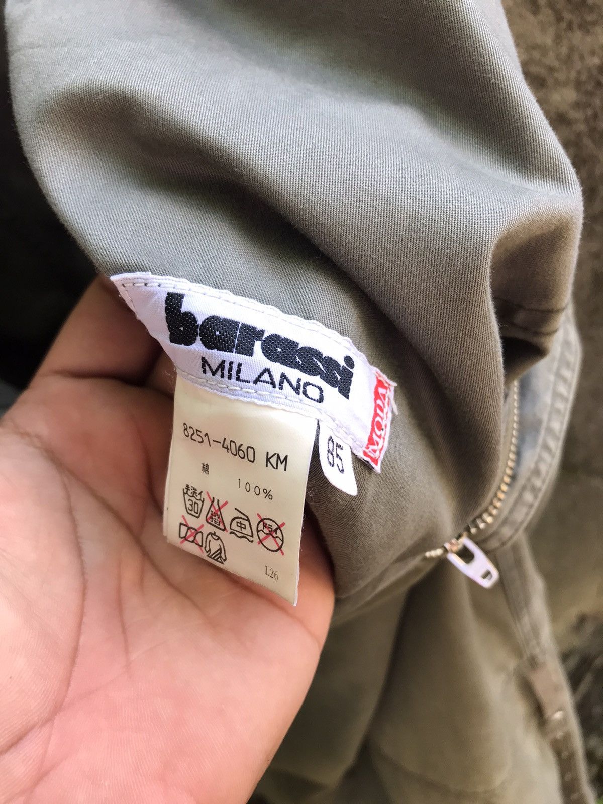 Japanese Brand Vtg Baressi Milano Moda Punk Bondage Tactical Cargo Pant Size US 35 - 7 Thumbnail