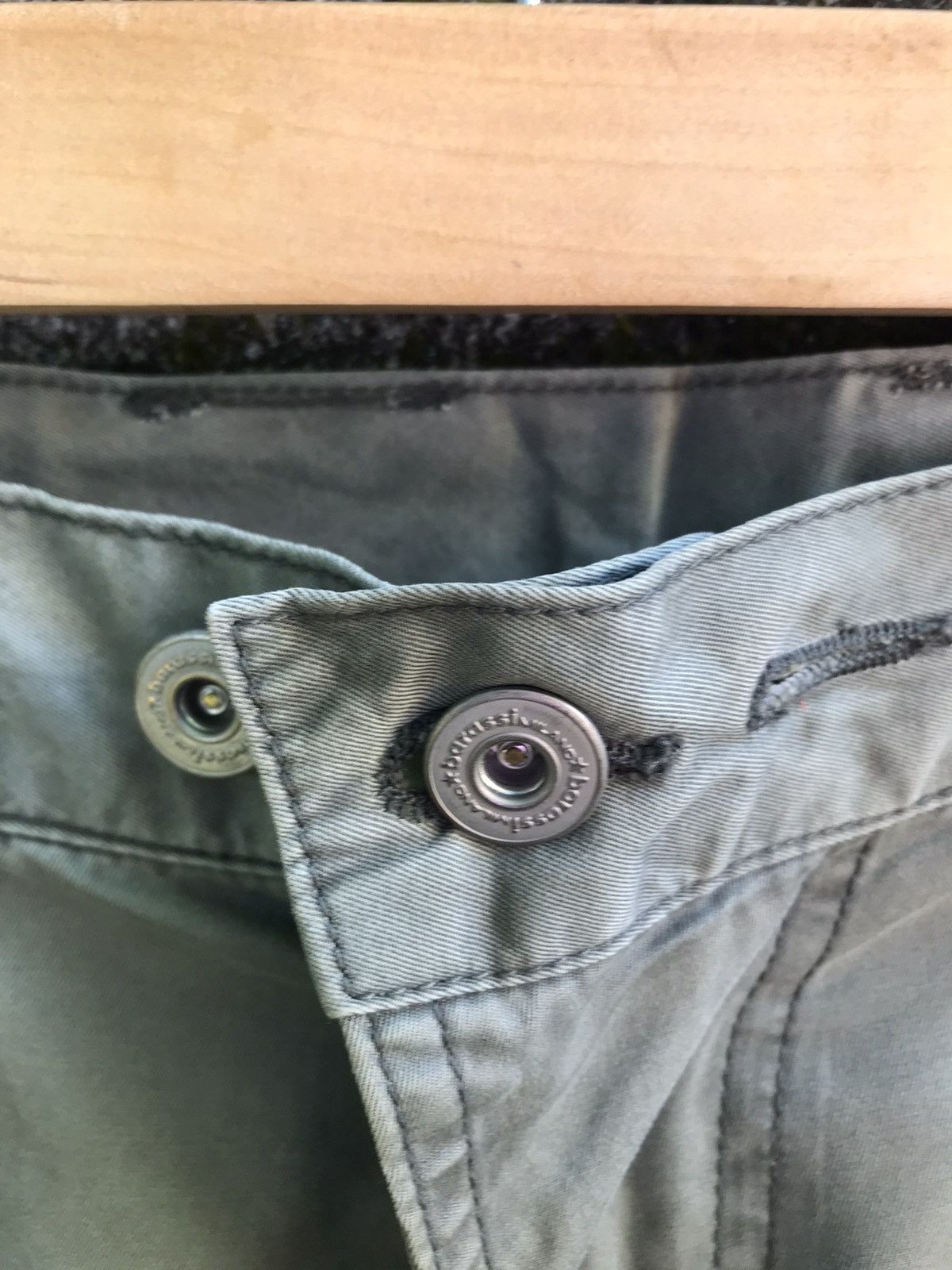 Japanese Brand Vtg Baressi Milano Moda Punk Bondage Tactical Cargo Pant Size US 35 - 4 Thumbnail