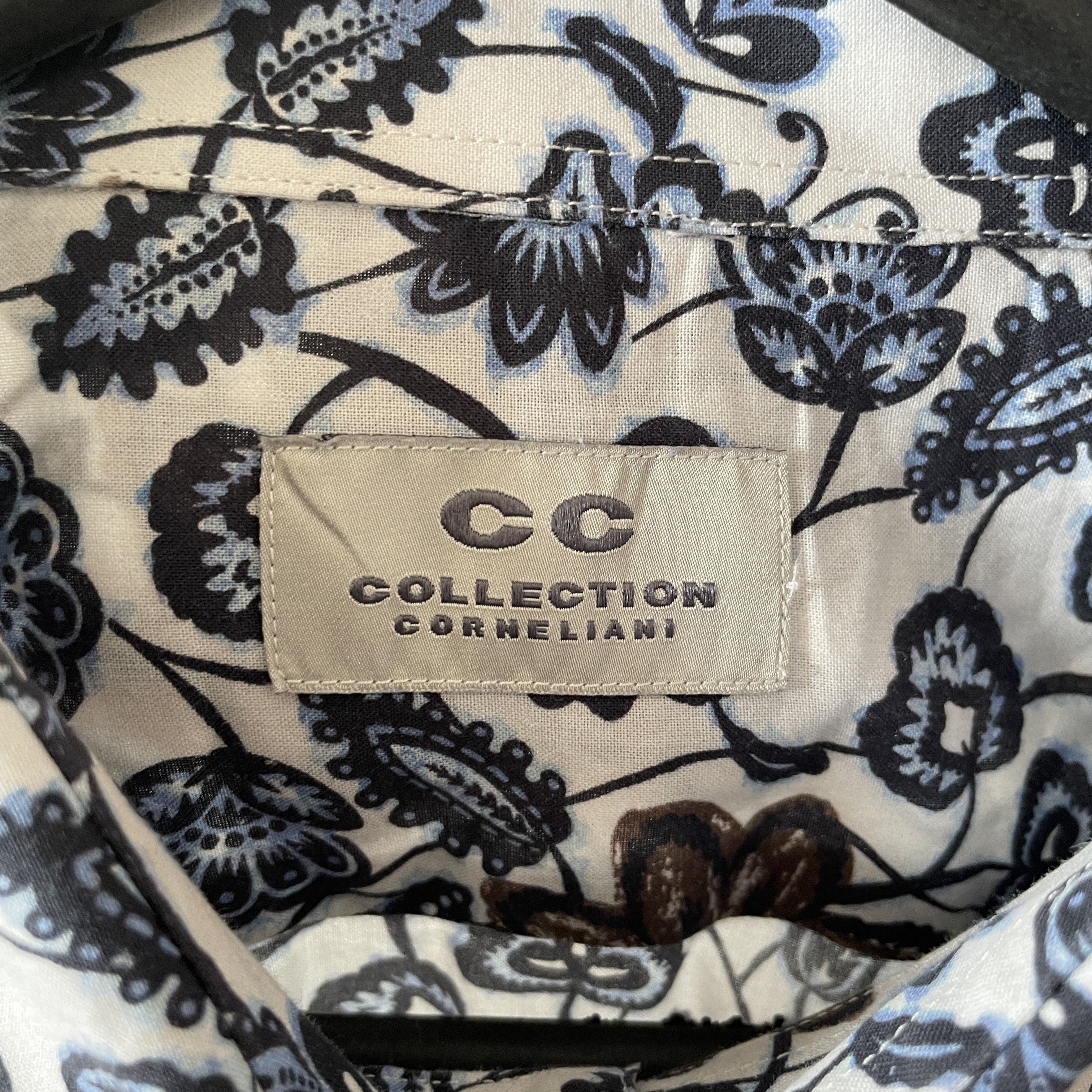 Corneliani Corneliani CC Collection Light Floral Shirt Size 41 Size 42R - 6 Thumbnail