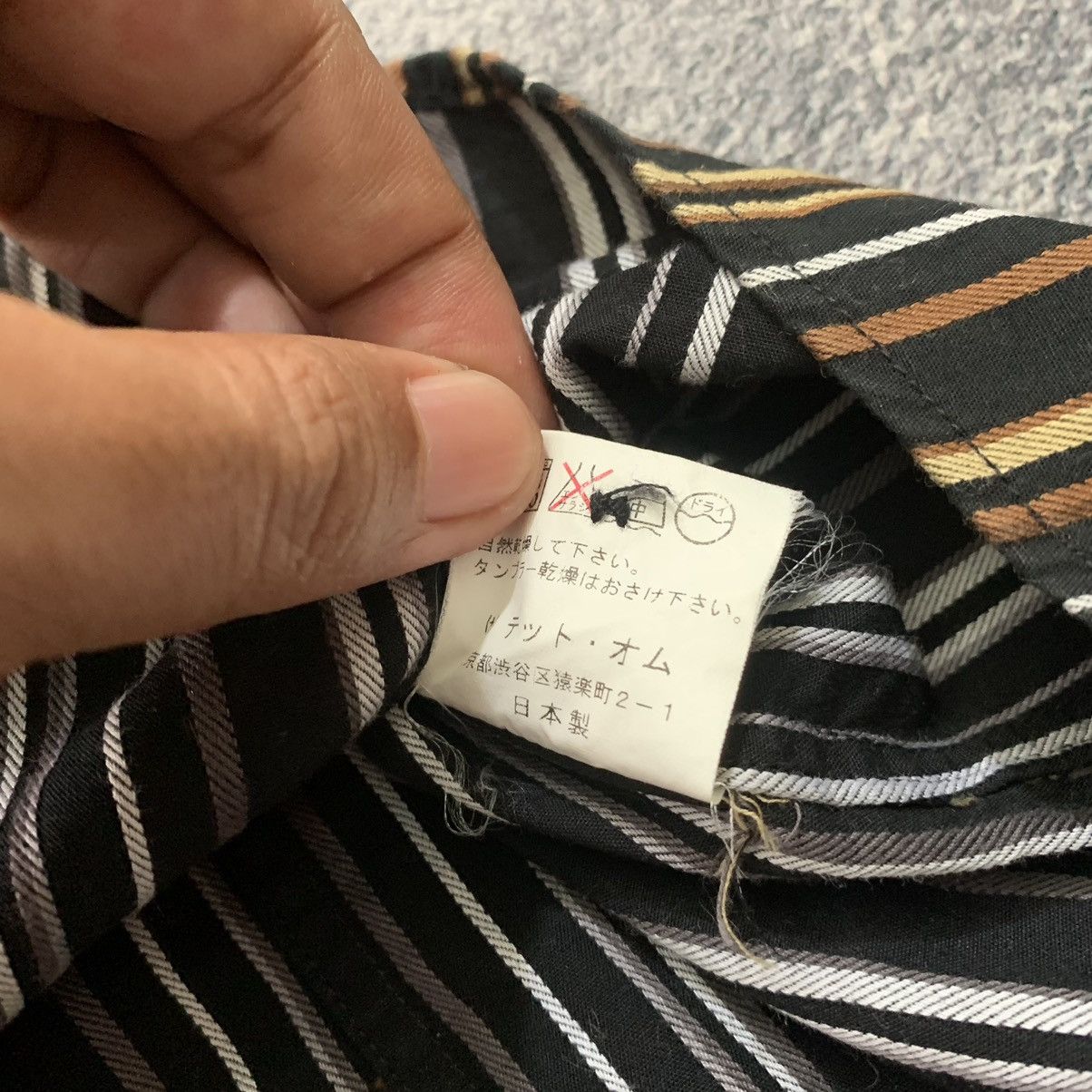 Issey Miyake × Pleats Please Issey Miyake × Tete Homme LAST DROP🔥TETE HOMME Stripes Long sleeve shirt Size US L / EU 52-54 / 3 - 6 Thumbnail