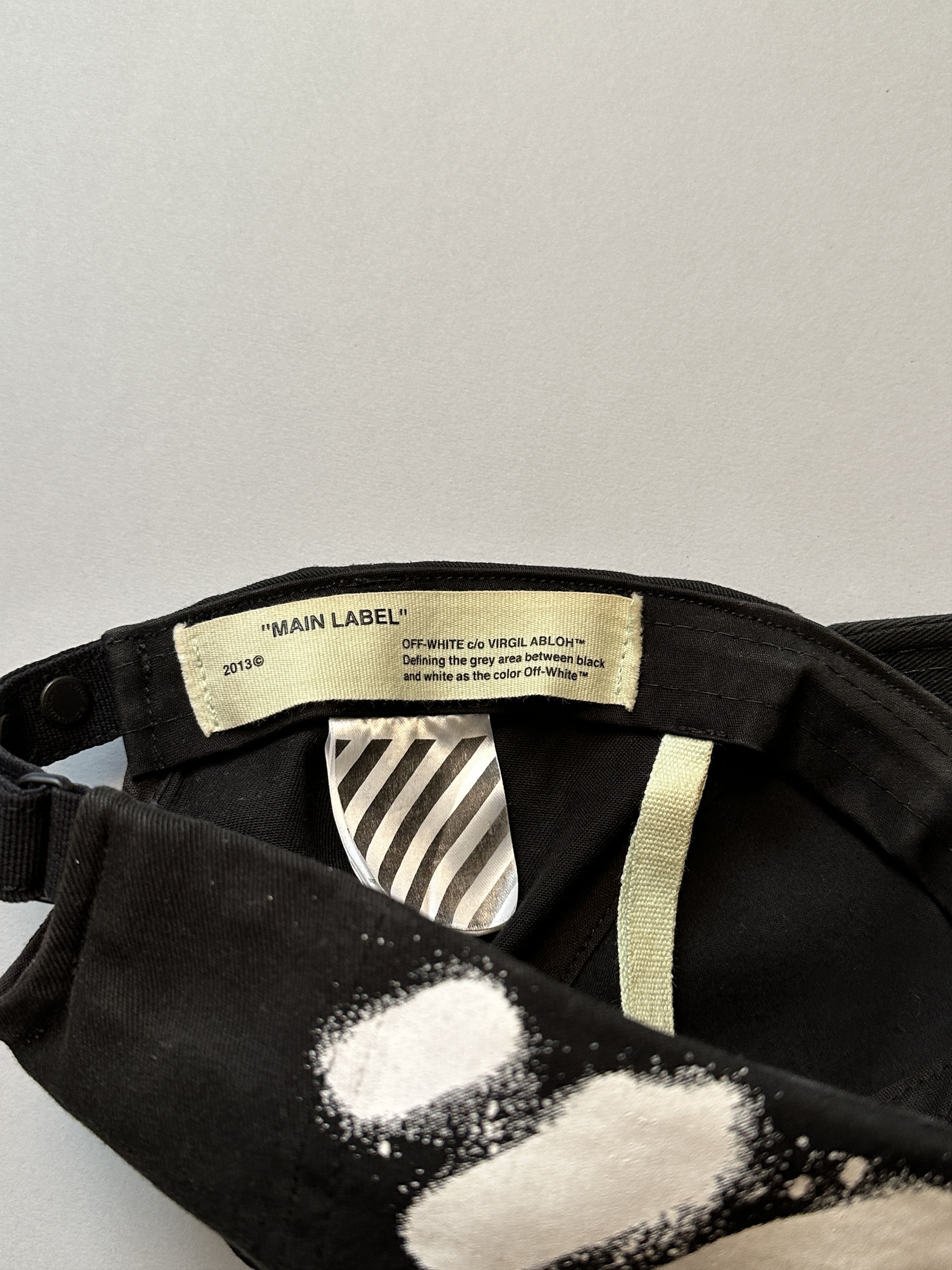 Off-White Off-White Diagonal Baseball Cap Size ONE SIZE - 11 Thumbnail