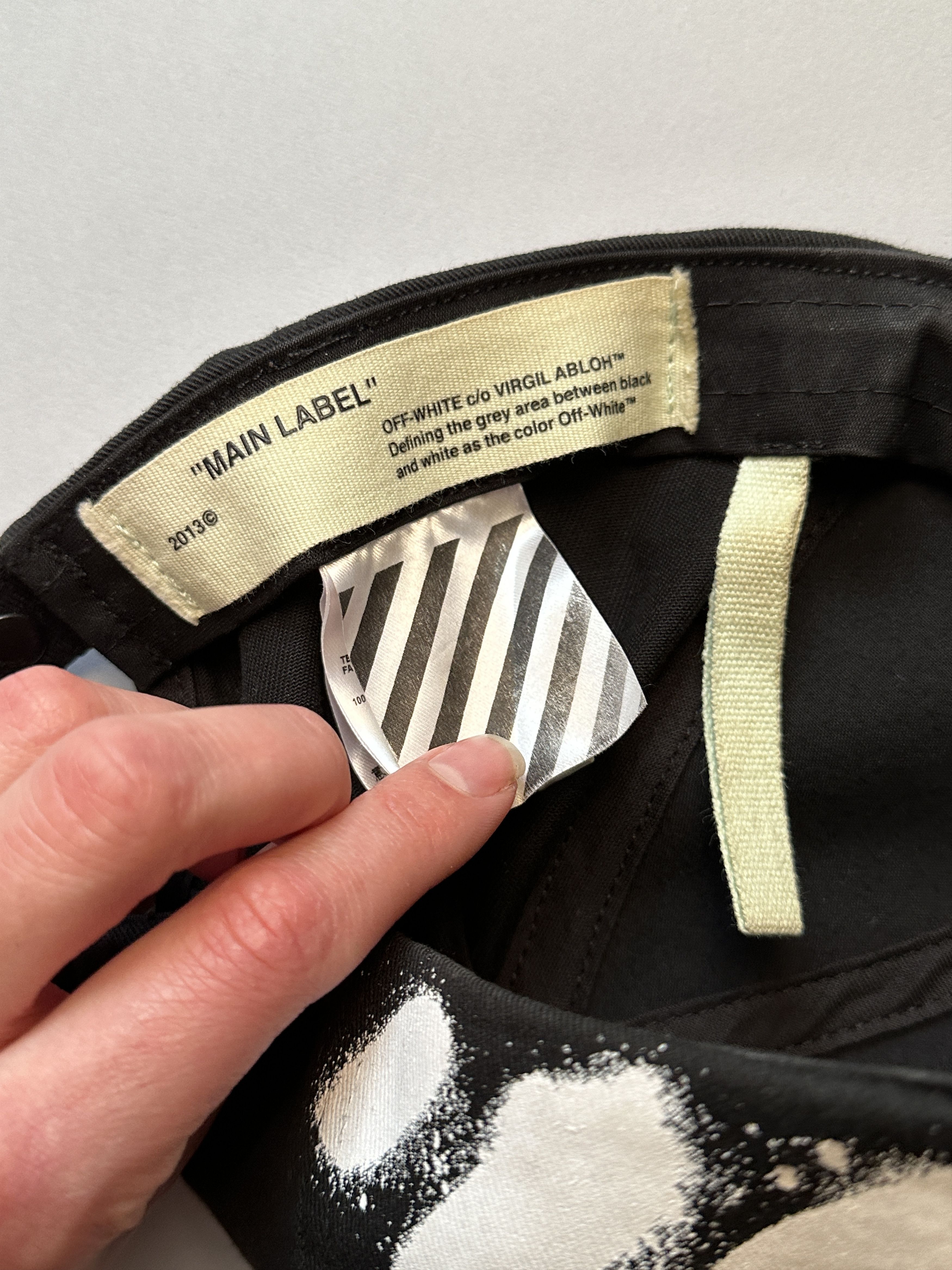 Off-White Off-White Diagonal Baseball Cap Size ONE SIZE - 12 Thumbnail