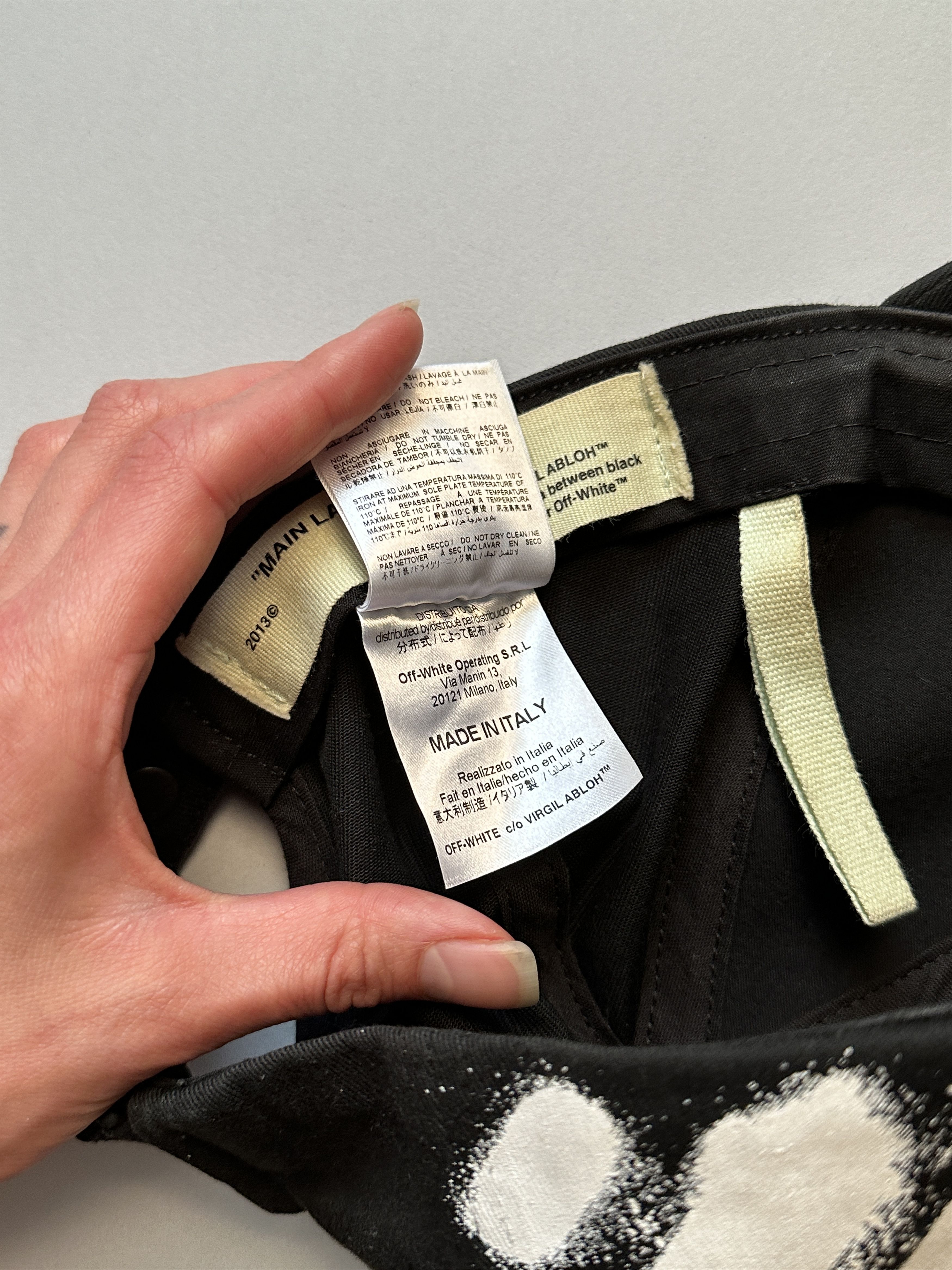 Off-White Off-White Diagonal Baseball Cap Size ONE SIZE - 14 Thumbnail