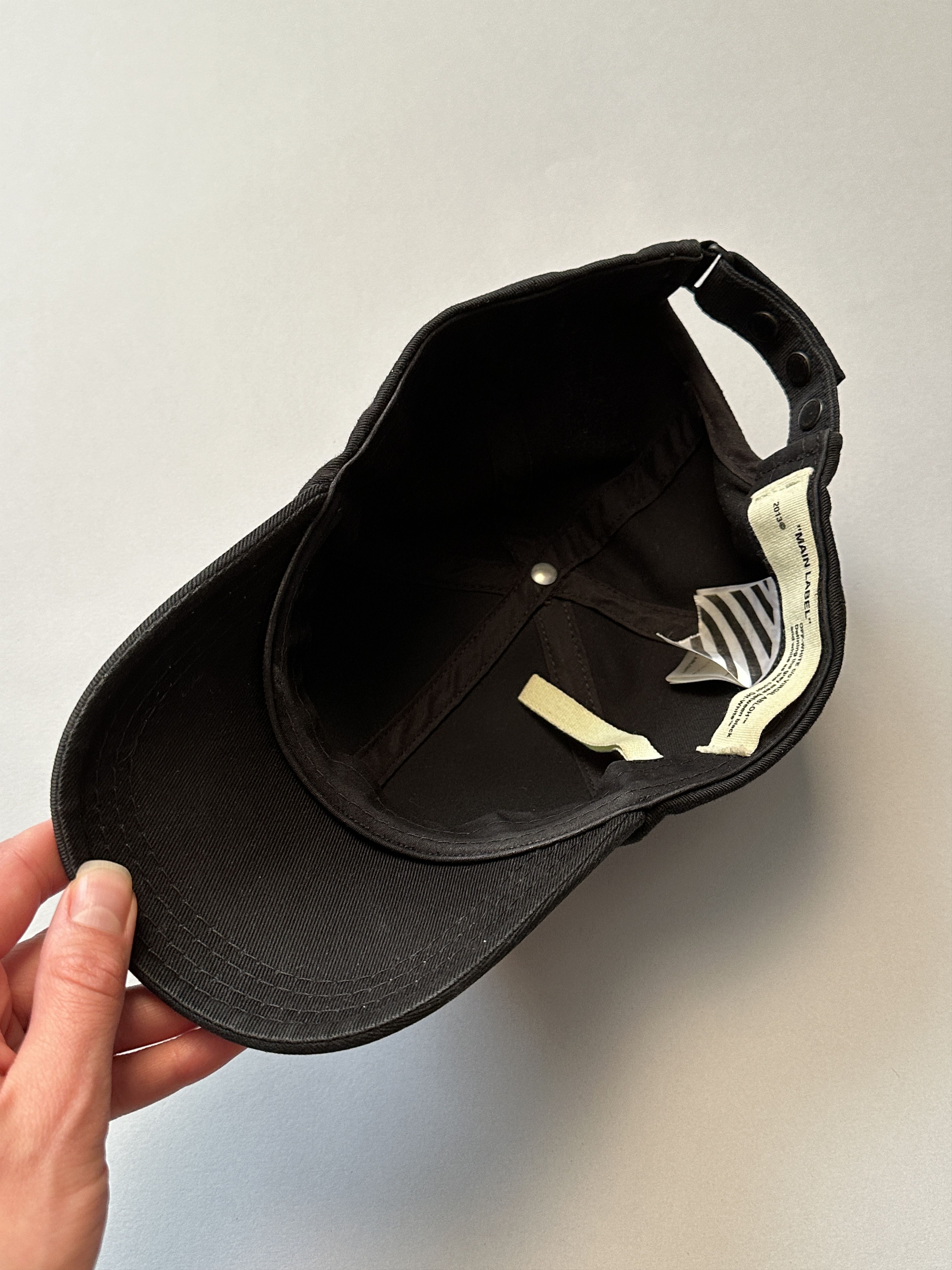 Off-White Off-White Diagonal Baseball Cap Size ONE SIZE - 4 Thumbnail