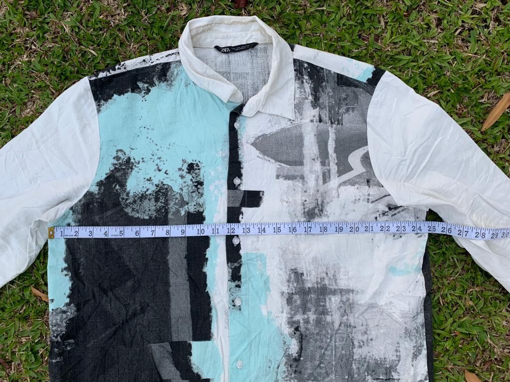 Zara Zara Flannel Art Design Size US XL / EU 56 / 4 - 13 Thumbnail