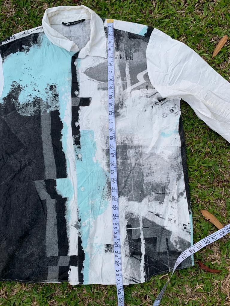 Zara Zara Flannel Art Design Size US XL / EU 56 / 4 - 12 Thumbnail