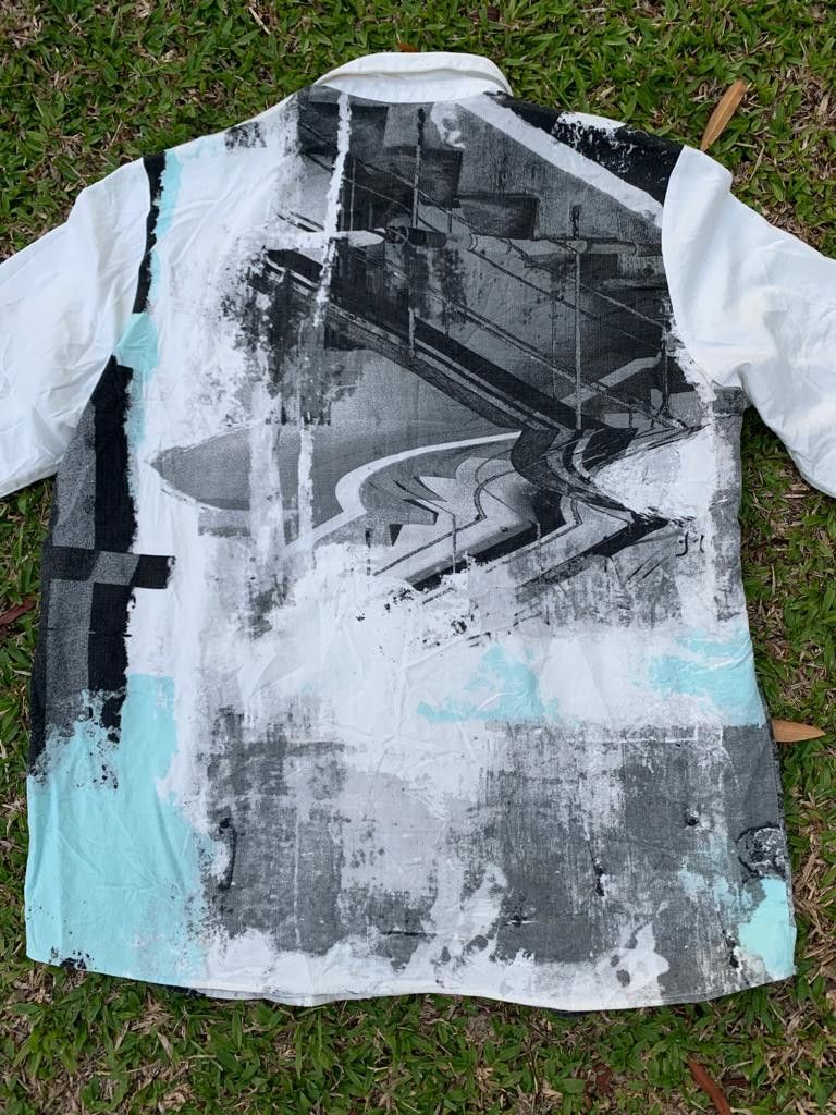 Zara Zara Flannel Art Design Size US XL / EU 56 / 4 - 6 Thumbnail