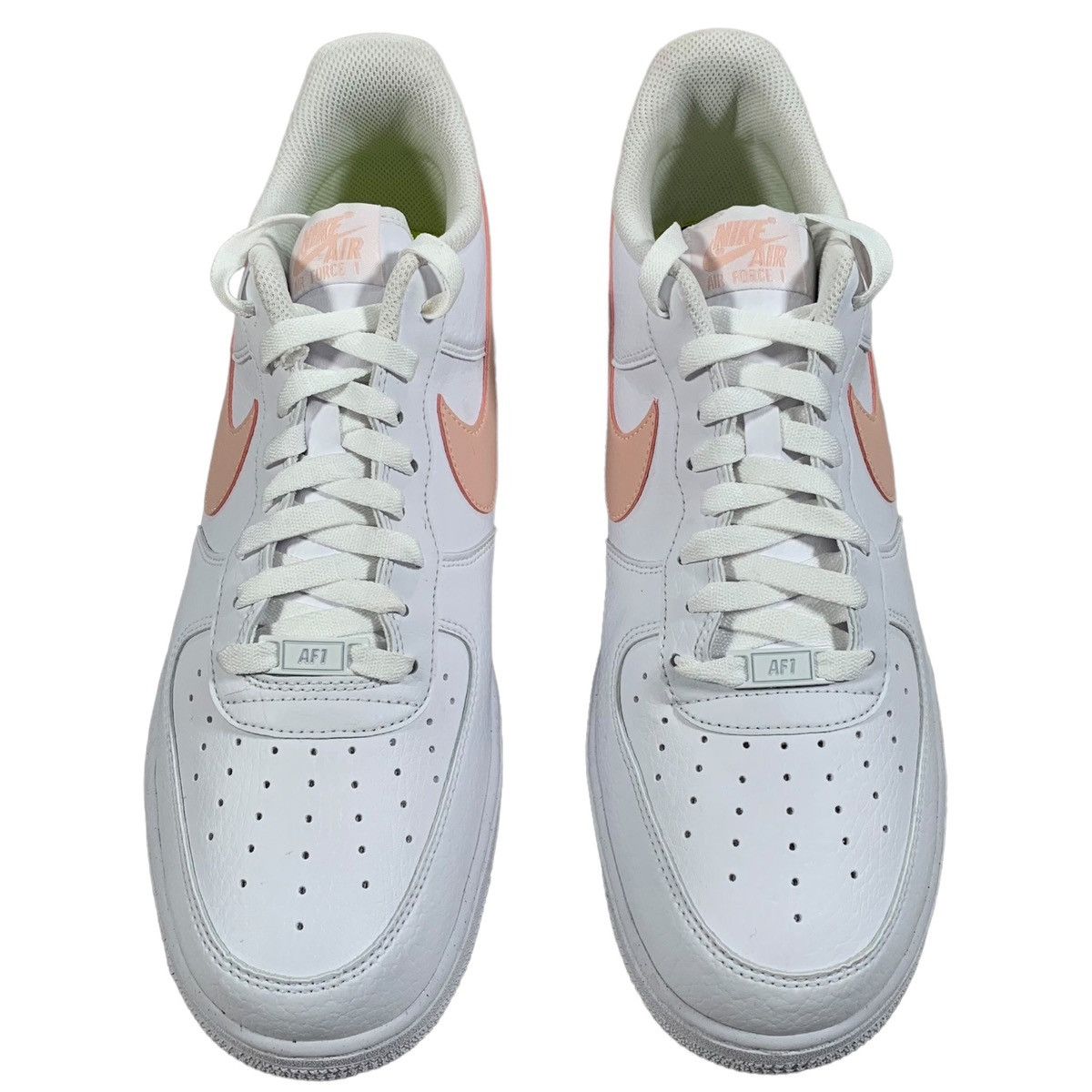 Nike Nike Air Force 1 Women’s White Fossil Rose 2022 Sneakers Size US 12.5 / EU 45-46 - 3 Thumbnail