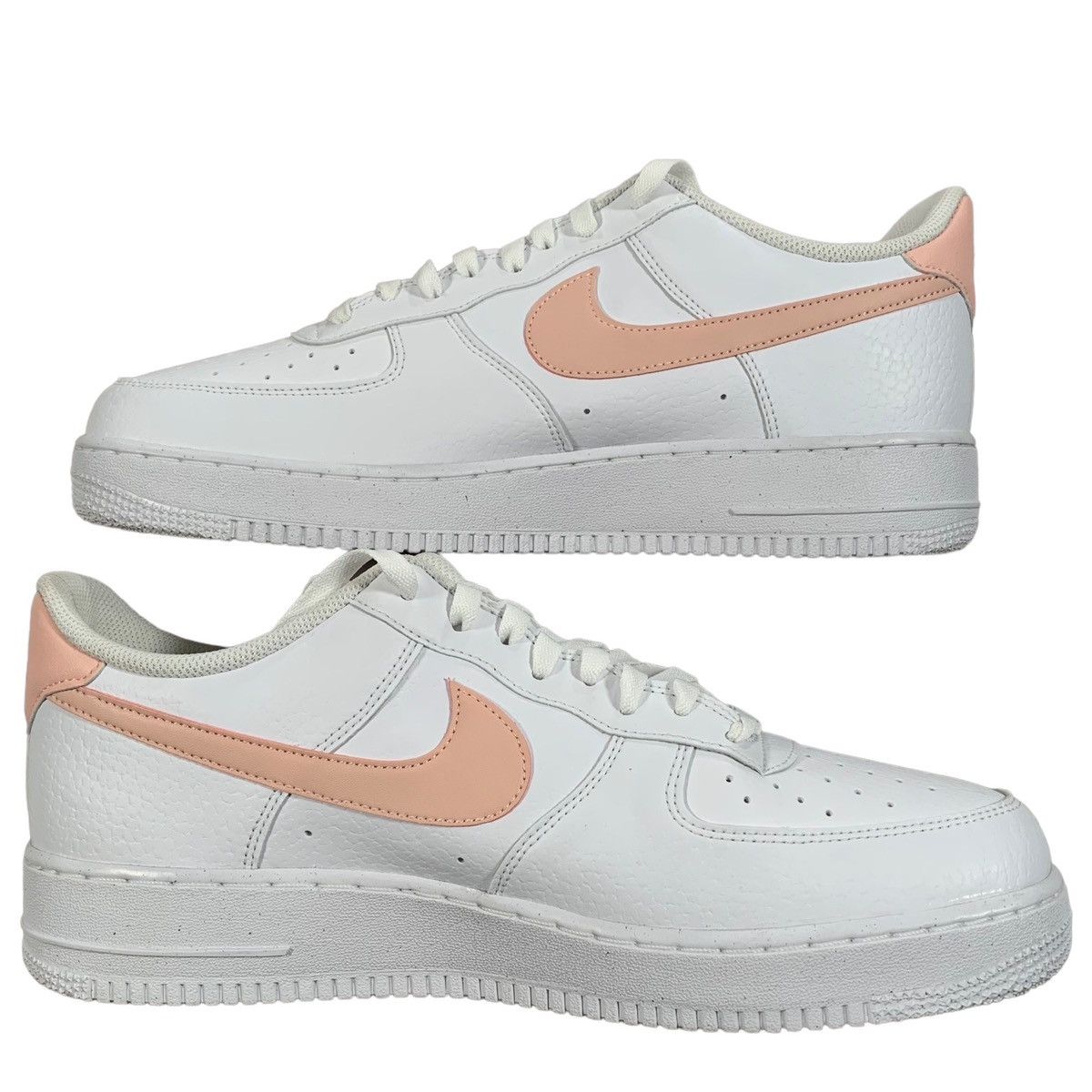 Nike Nike Air Force 1 Women’s White Fossil Rose 2022 Sneakers Size US 12.5 / EU 45-46 - 2 Thumbnail