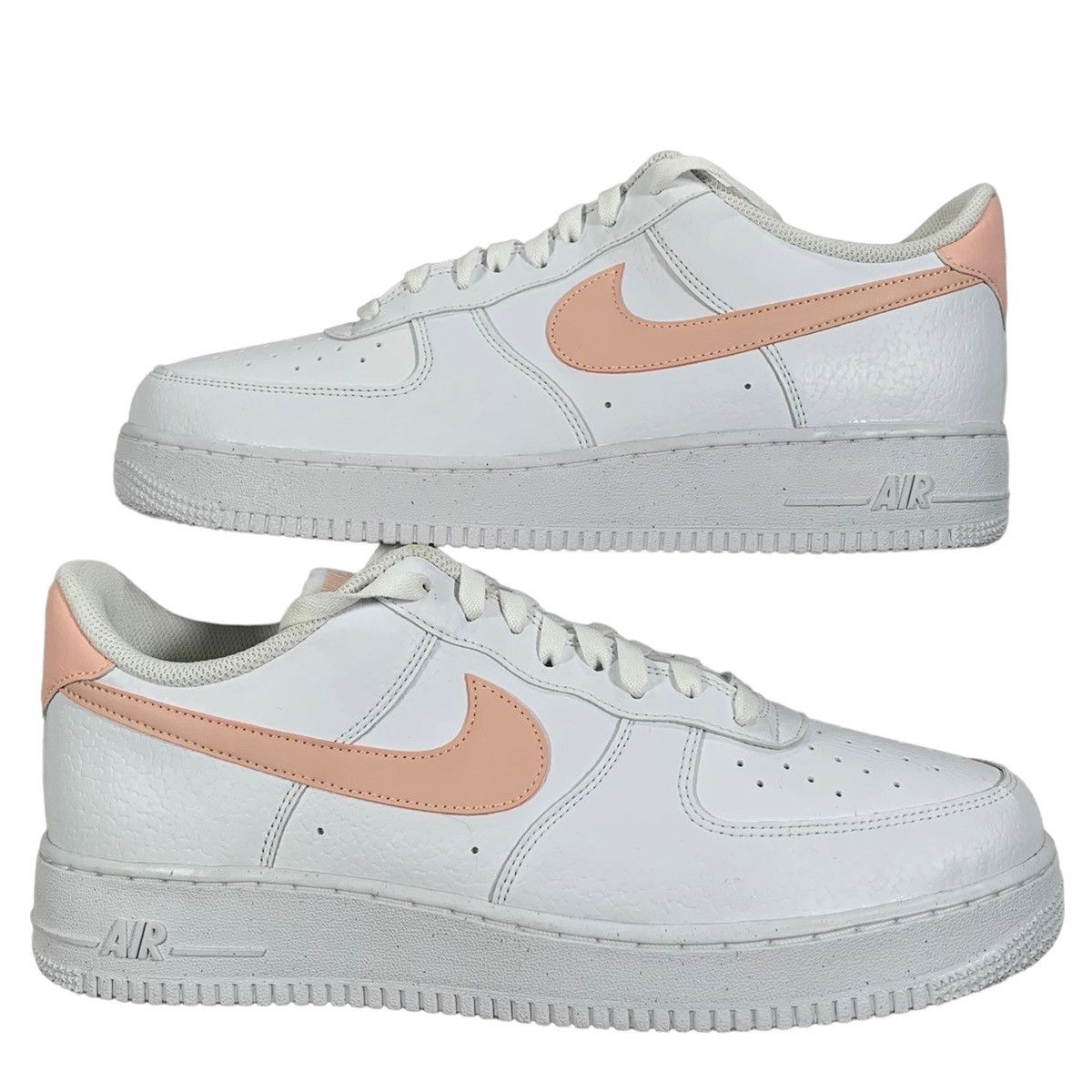 Nike Nike Air Force 1 Women’s White Fossil Rose 2022 Sneakers Size US 12.5 / EU 45-46 - 1 Thumbnail