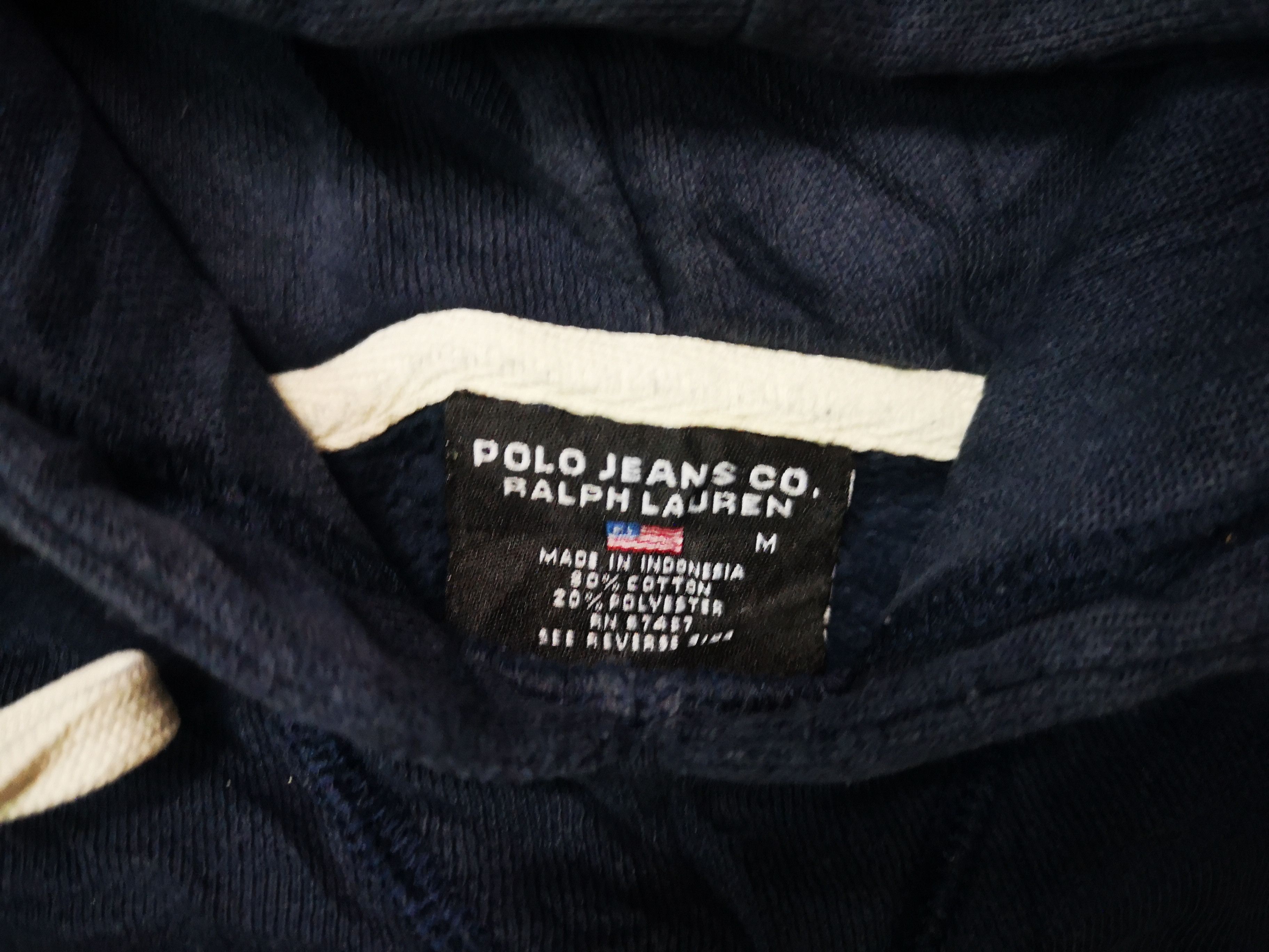 Polo Ralph Lauren × Vintage Hoodie Polo Ralph Lauren Big Logo Size US M / EU 48-50 / 2 - 4 Thumbnail