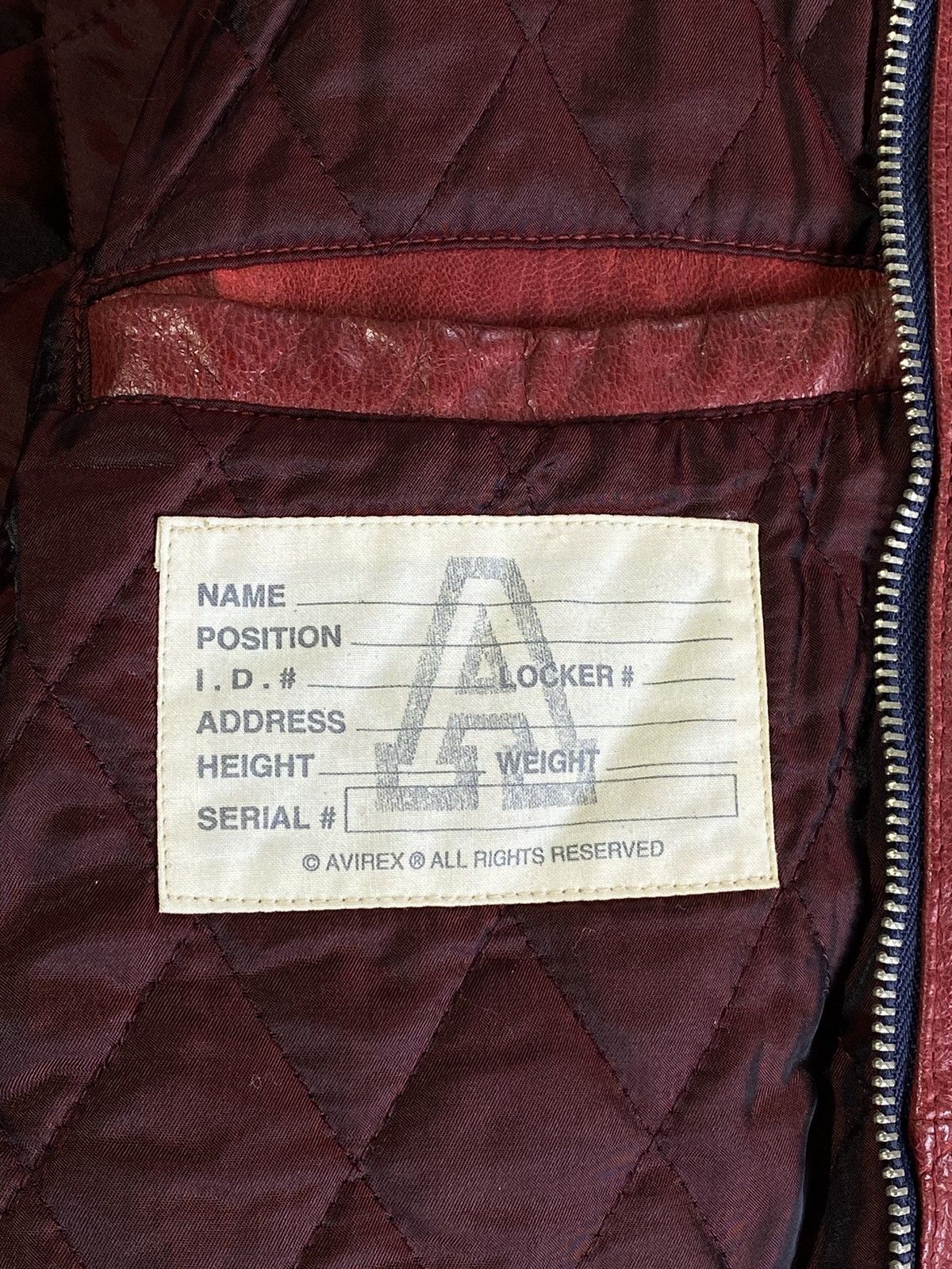 Avirex Avirex vintage rare leather varsity bomber Size US XL / EU 56 / 4 - 20 Thumbnail