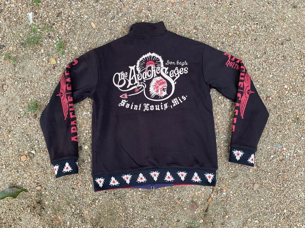 Japanese Brand MWS Red Indian design Reversible Jacket Size US M / EU 48-50 / 2 - 2 Thumbnail