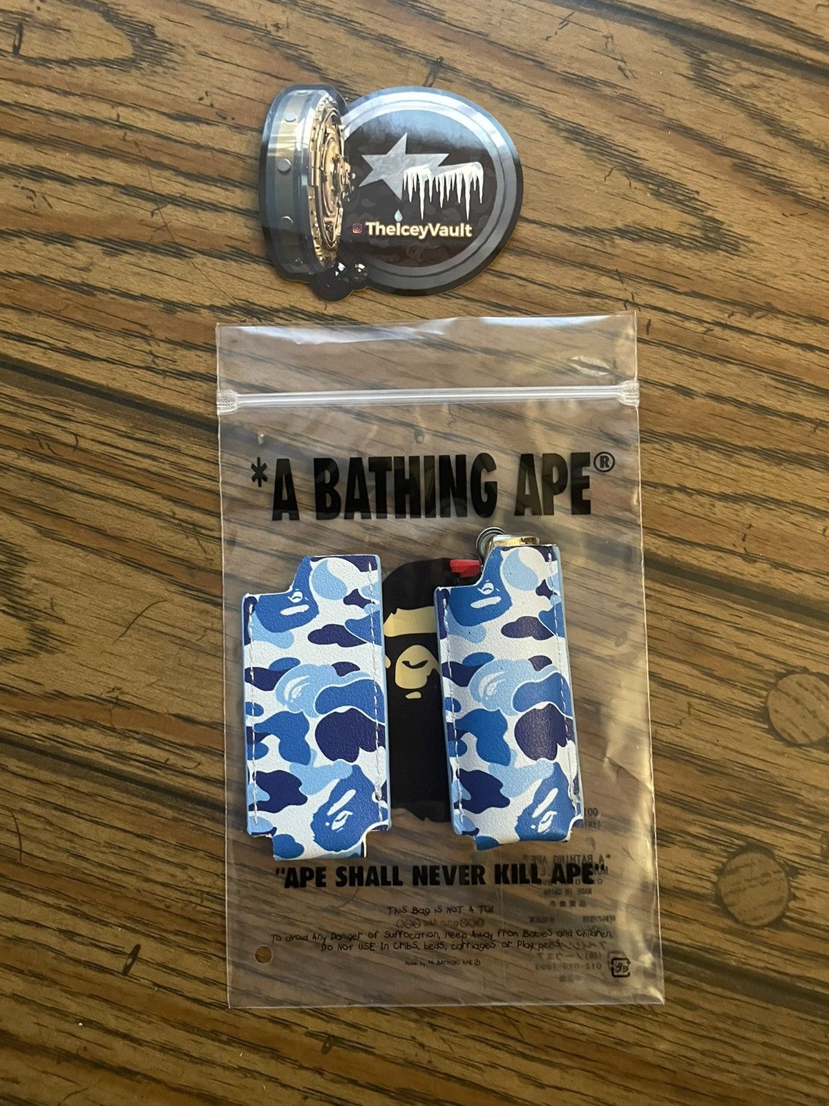 Bape Bape ABC Blue Camo Lighter Case Size ONE SIZE - 2 Thumbnail