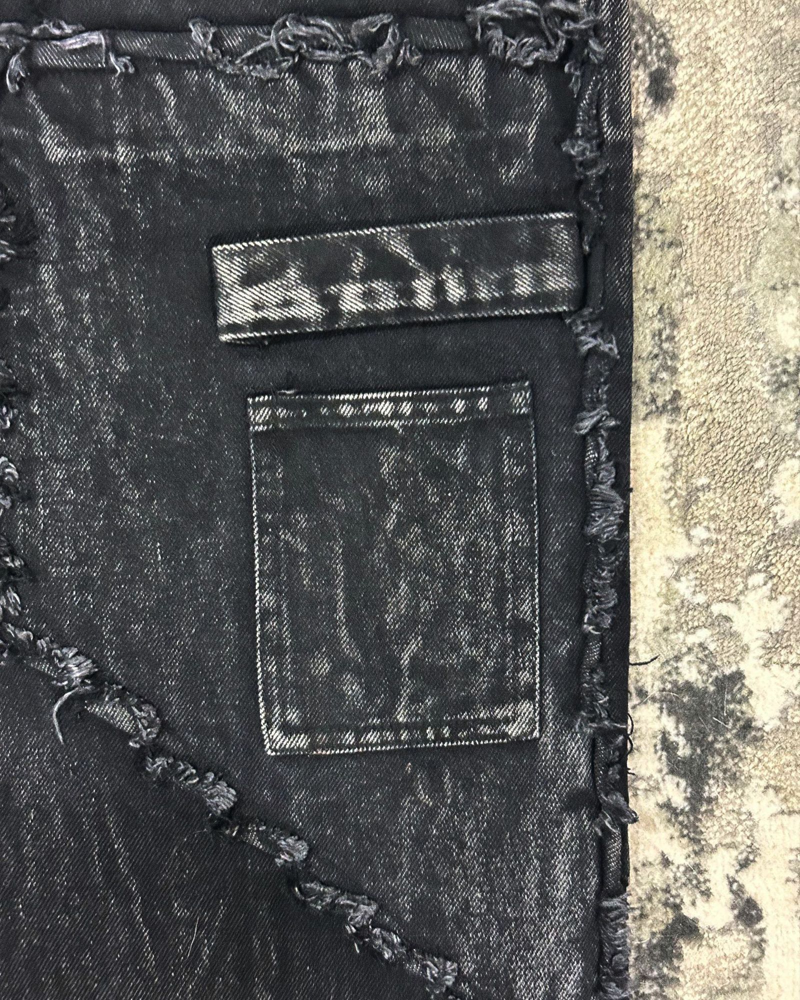 Japanese Brand NO/FAITH STUDIOS FLARED DENIM 001 BLACK Size US 32 / EU 48 - 2 Thumbnail