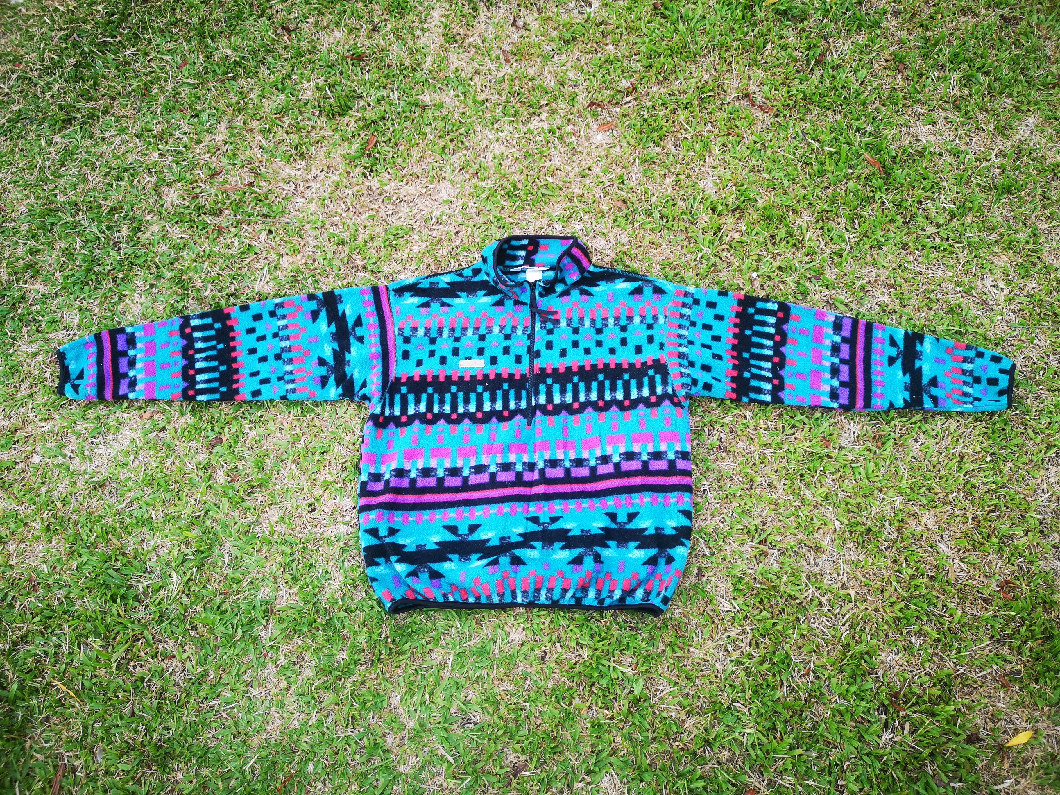 Columbia × Vintage Columbia Fleece Jacket Multicolour Size US L / EU 52-54 / 3 - 3 Thumbnail